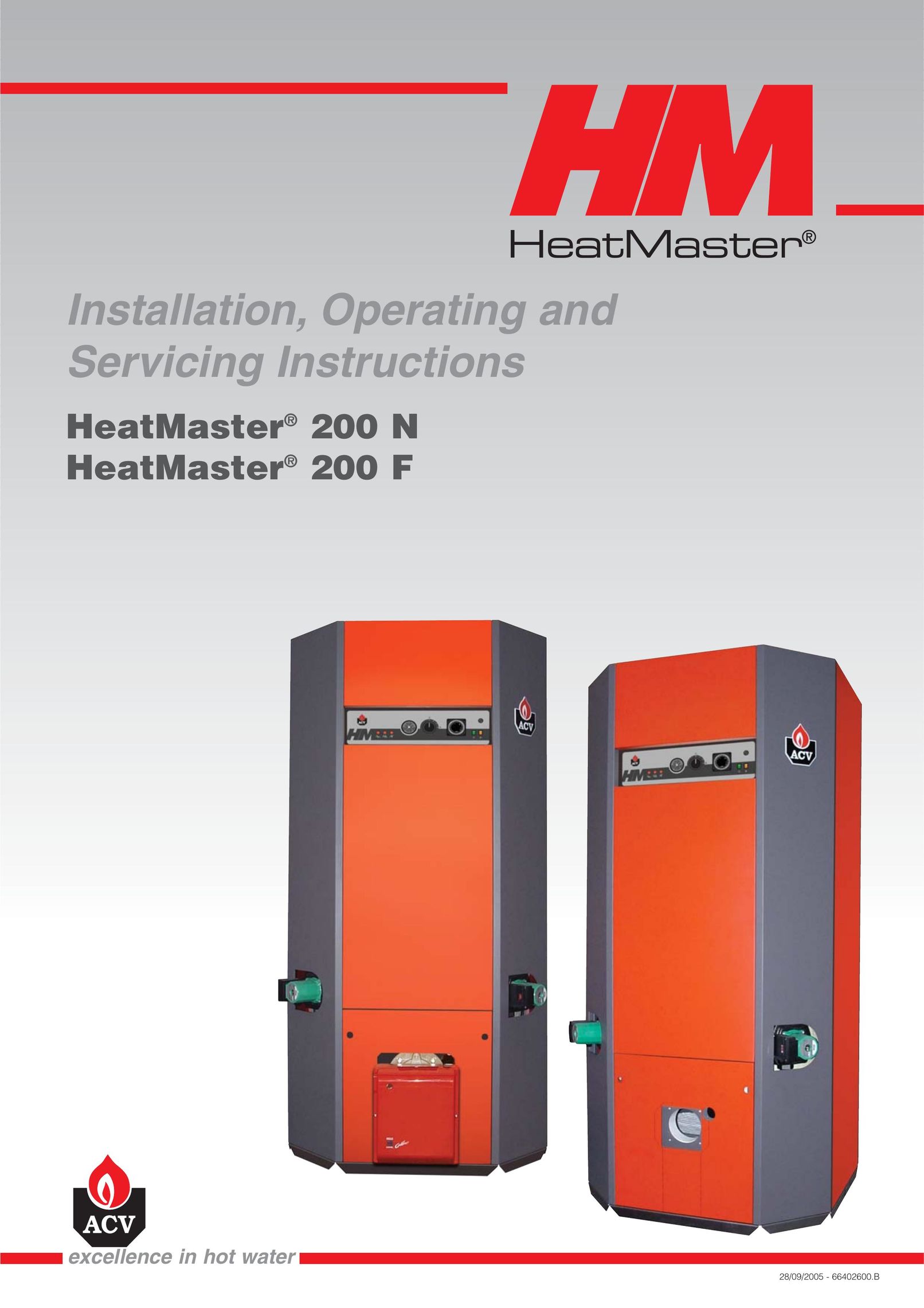 Heatmaster 200 F Boiler User Manual