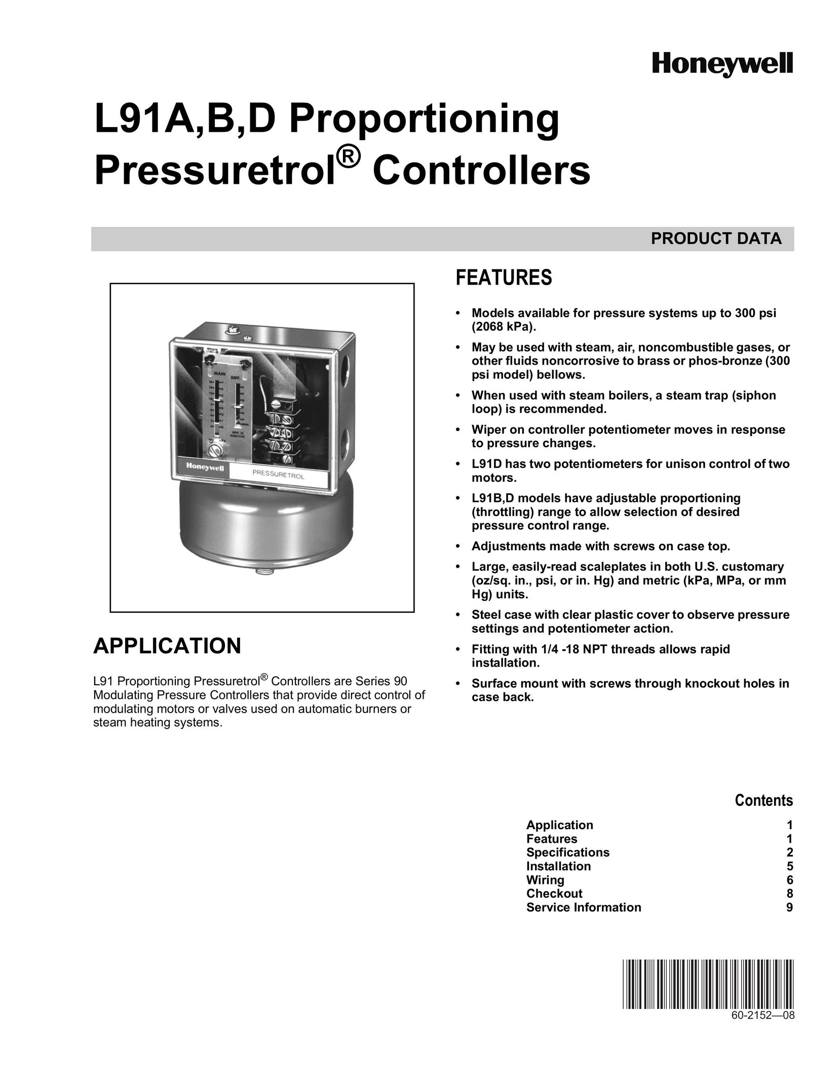 Honeywell L91B Boiler User Manual
