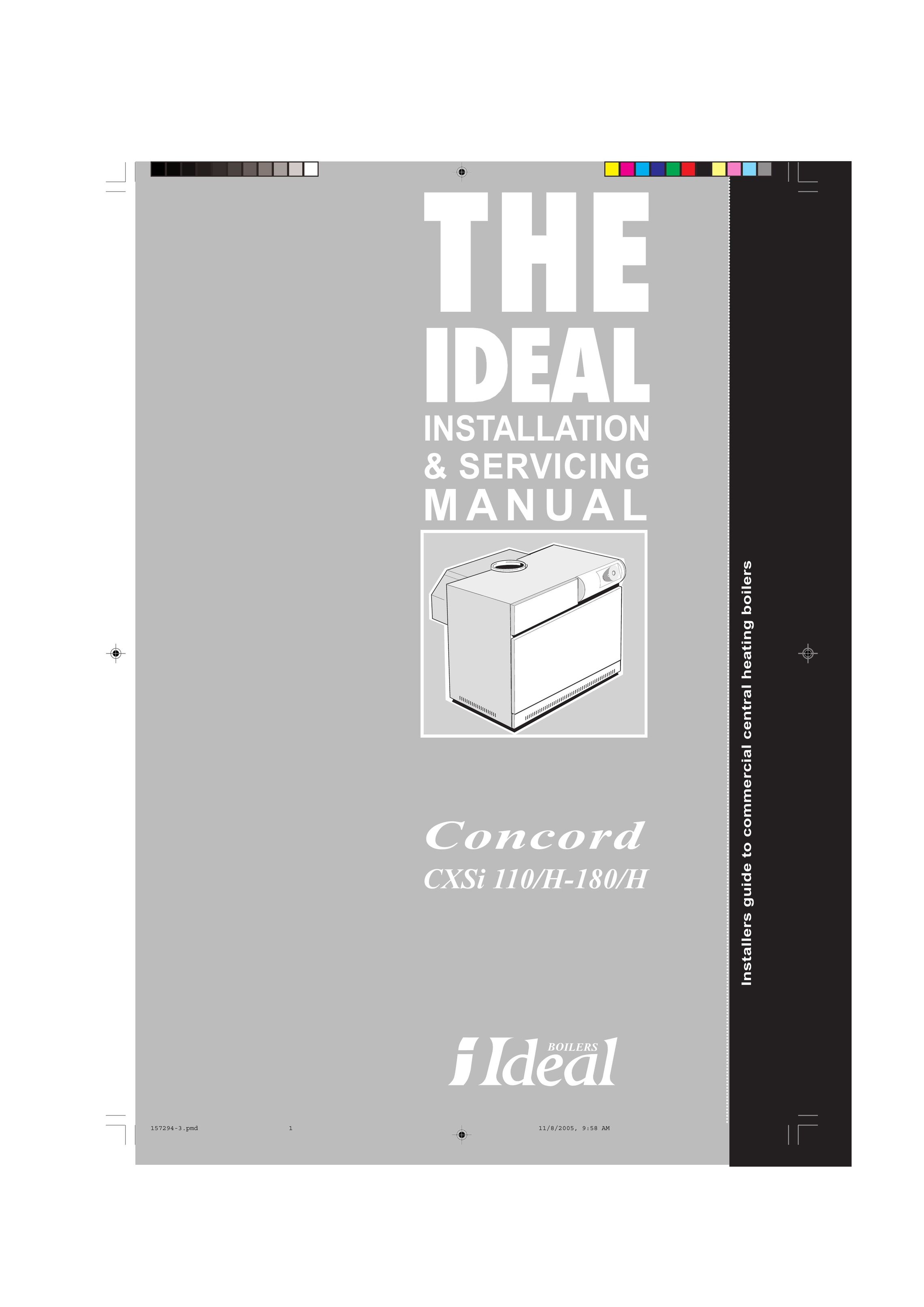 IDEAL INDUSTRIES H-180/H Boiler User Manual
