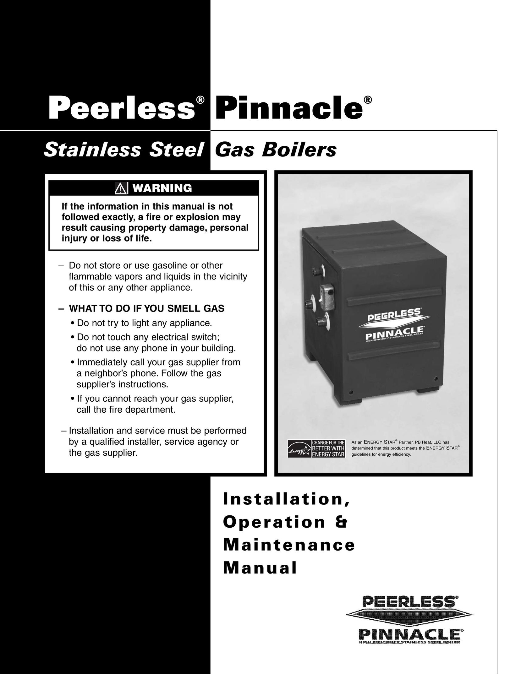 PB Heat Gas Boiler Boiler User Manual