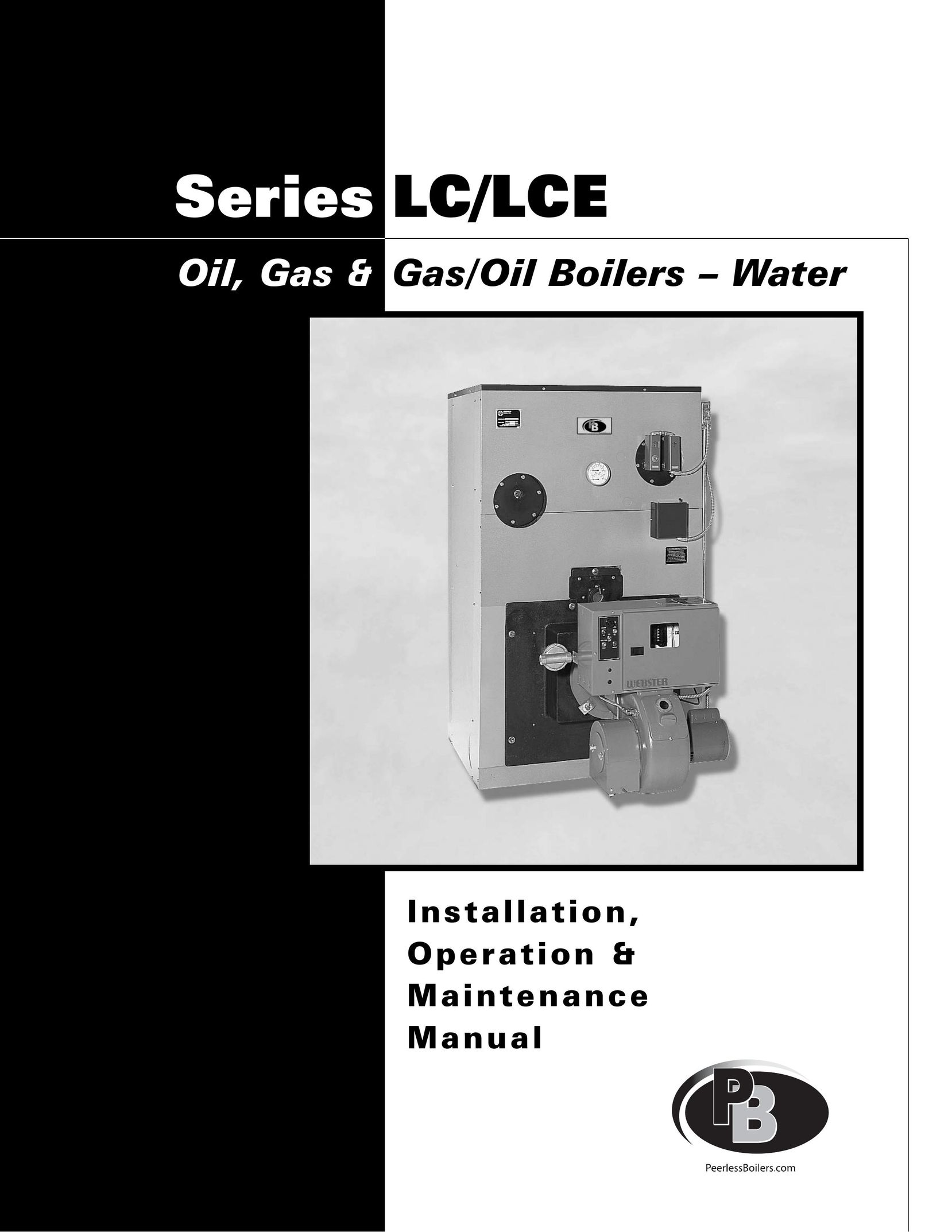 PB Heat Gas/Oil Boilers Boiler User Manual