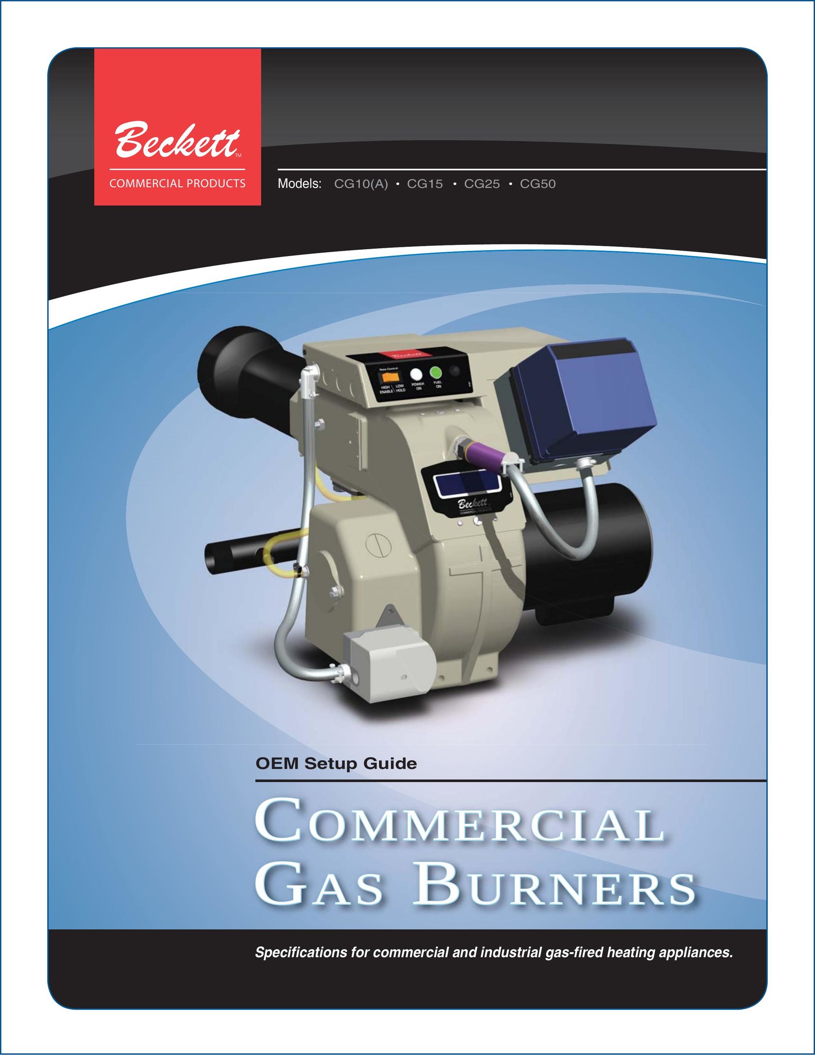 Beckett CG10(A) Burner User Manual