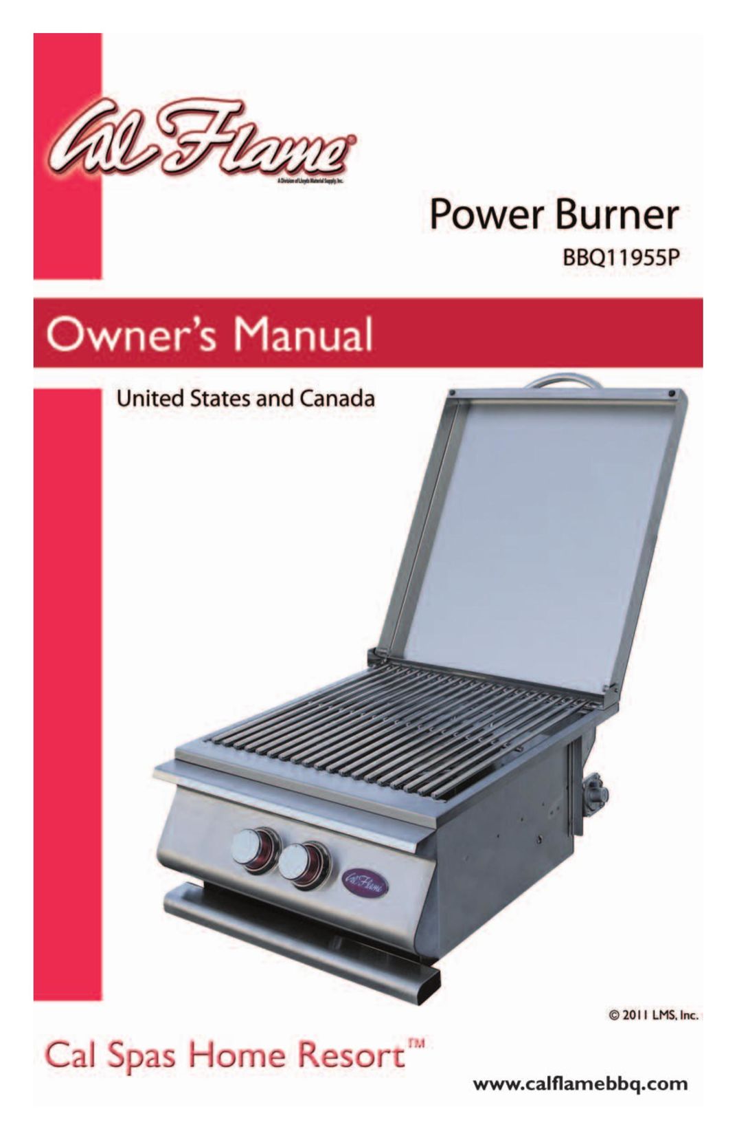 Cal Flame BBQ11955P Burner User Manual