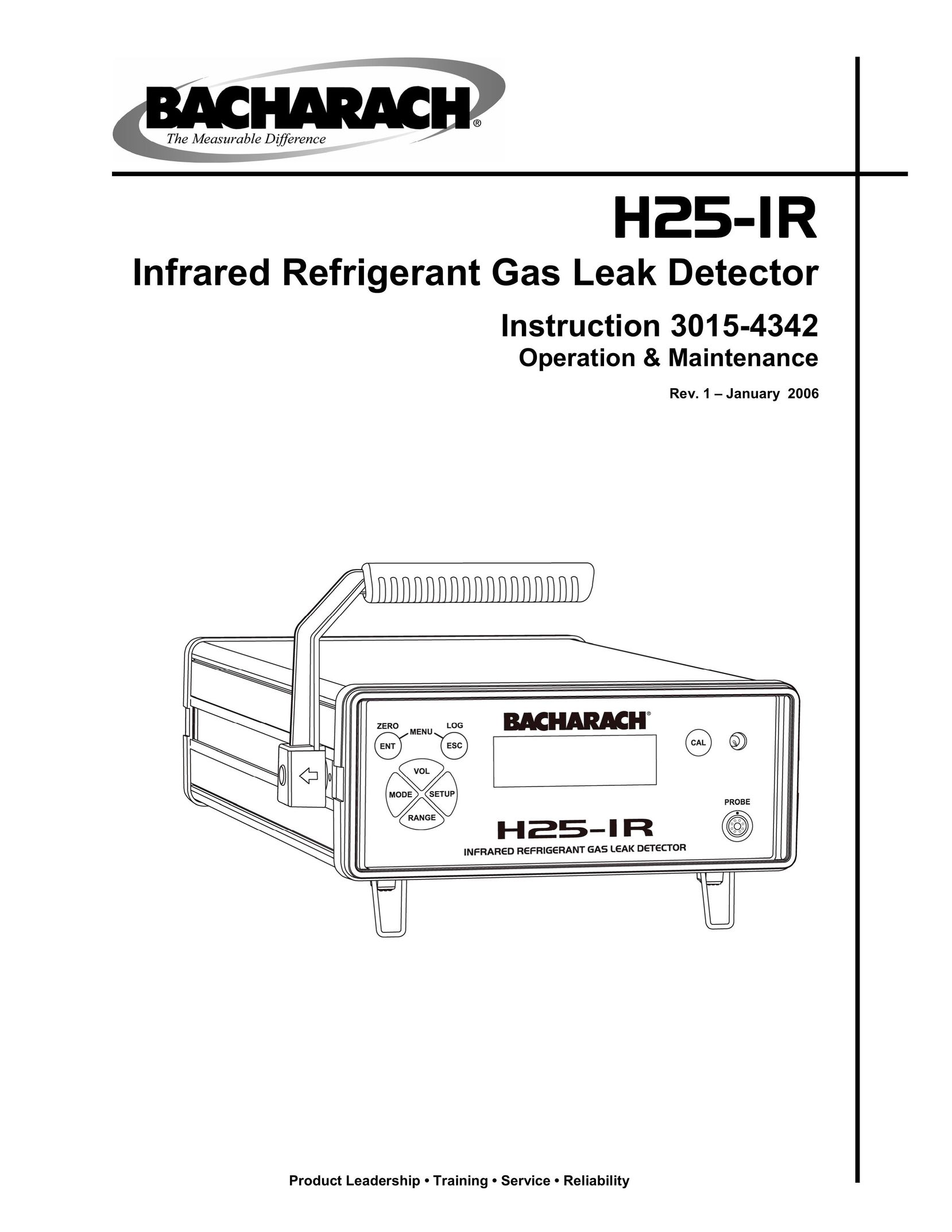 Bacharach H25-IR Carbon Monoxide Alarm User Manual