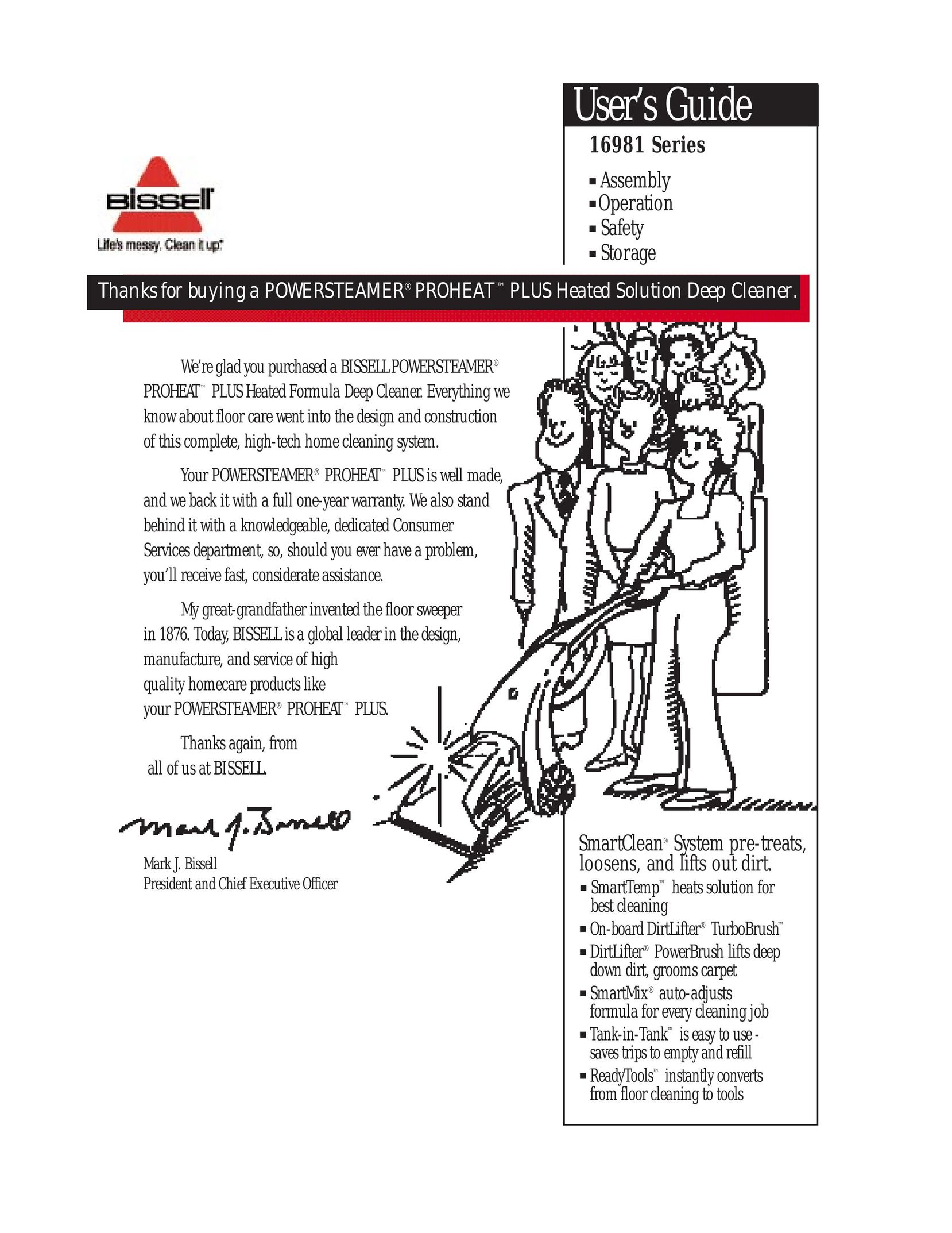Bissell 16981 Carpet Cleaner User Manual