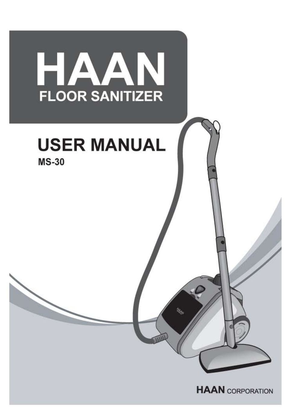 Haan MS-30 Carpet Cleaner User Manual