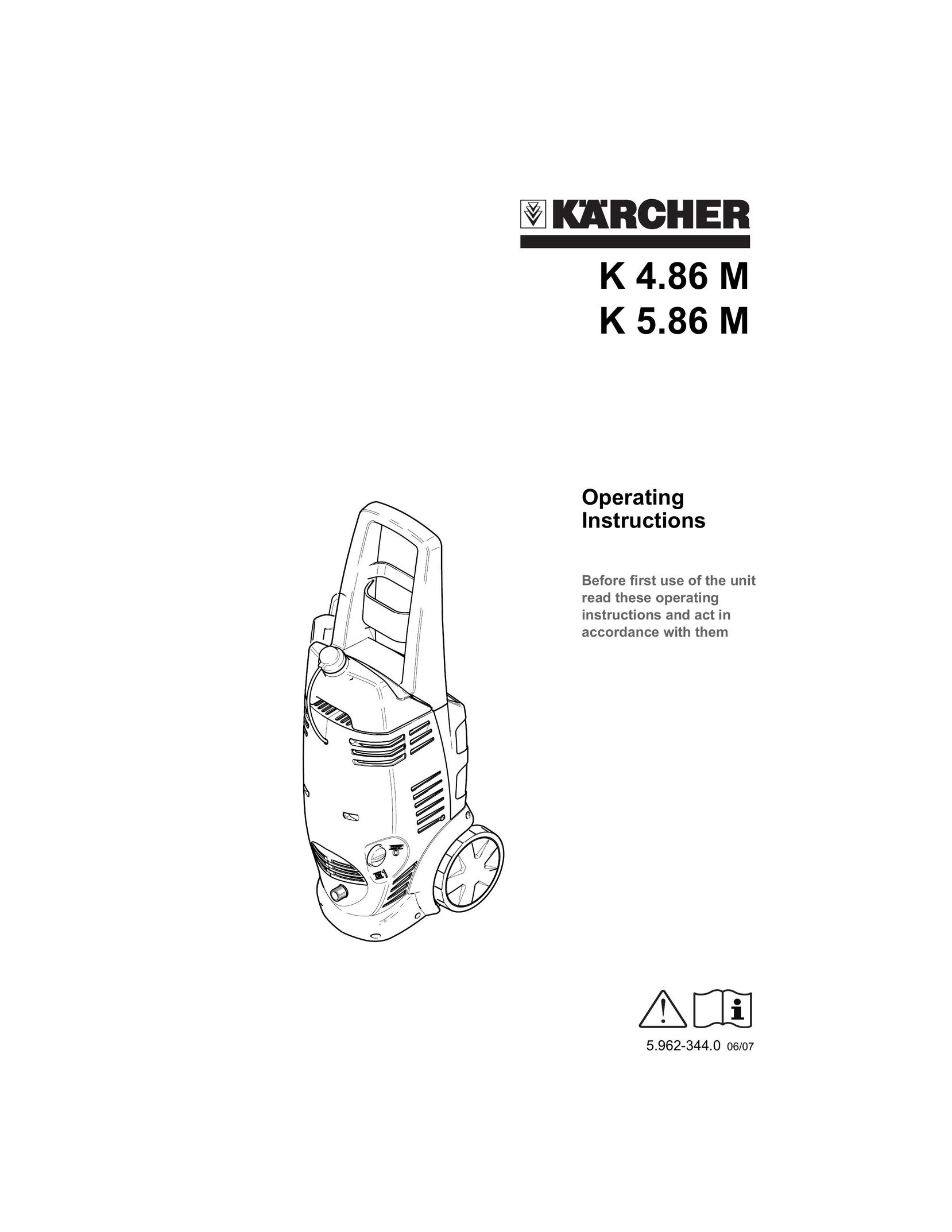Karcher K 4.86 M Carpet Cleaner User Manual
