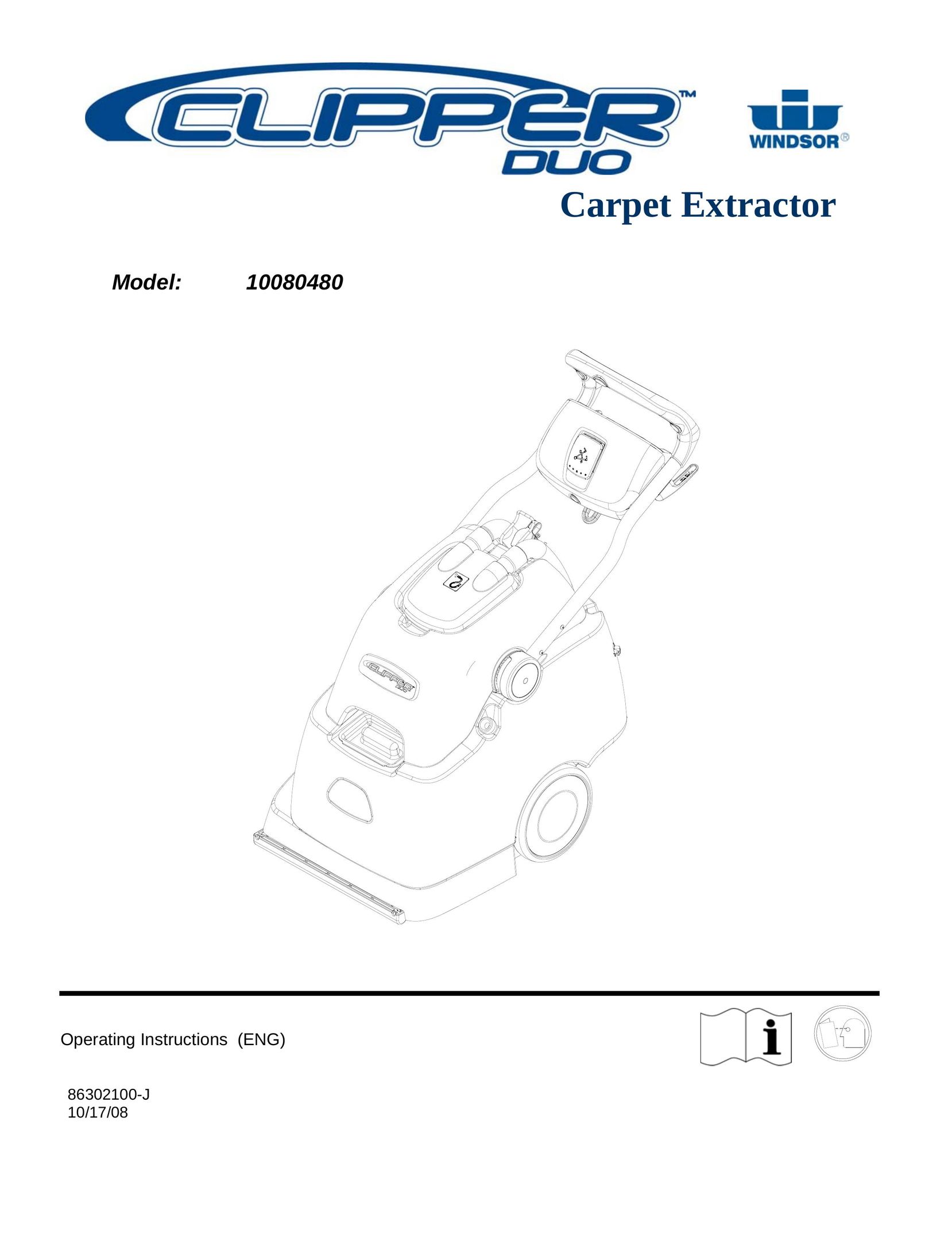 Windsor 10080480 Carpet Cleaner User Manual