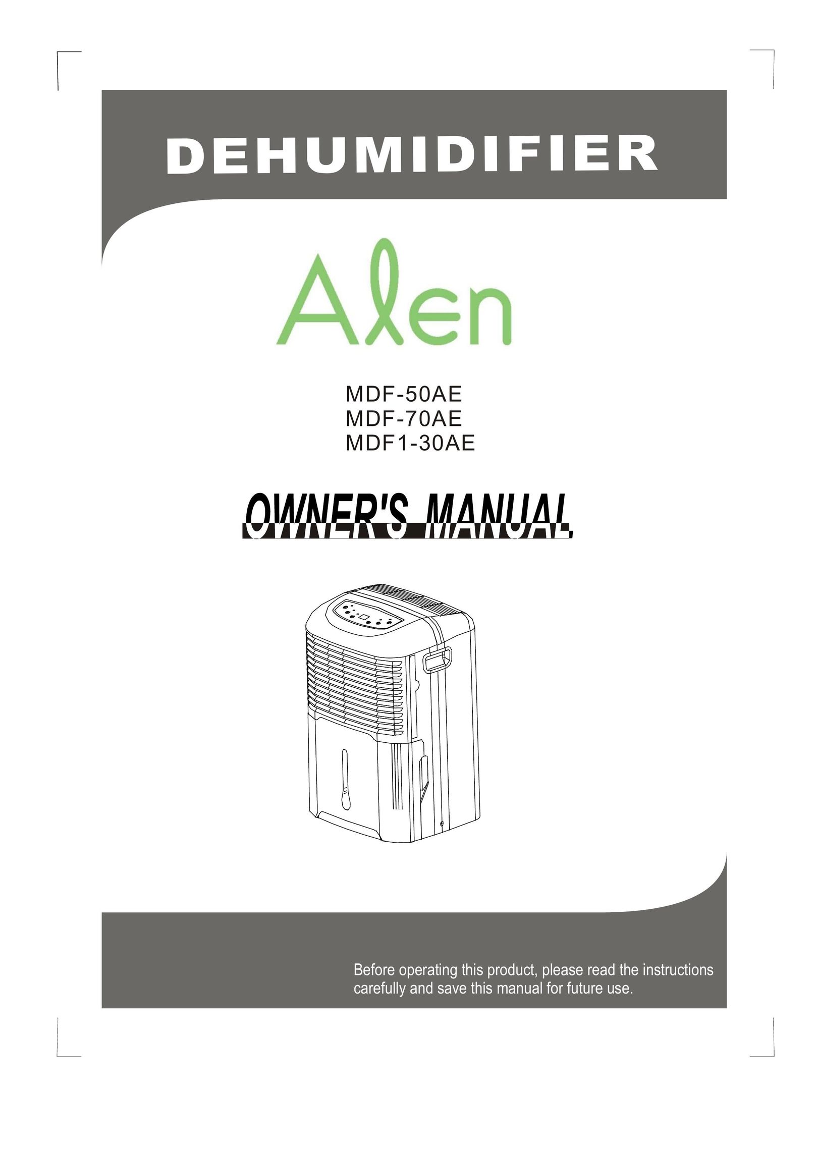 Alen MDF-50AE Dehumidifier User Manual