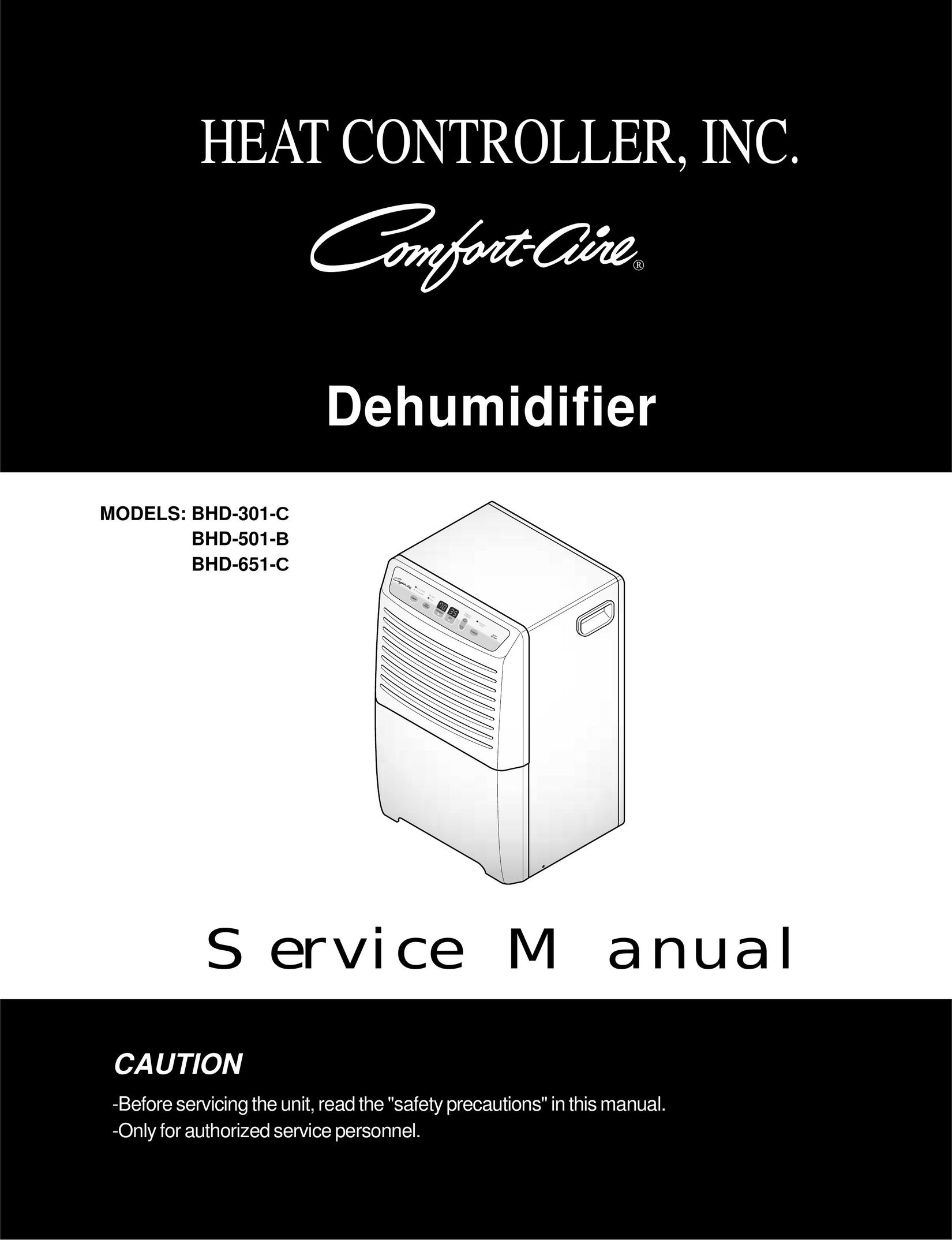 Heat Controller BHD-301-C Dehumidifier User Manual