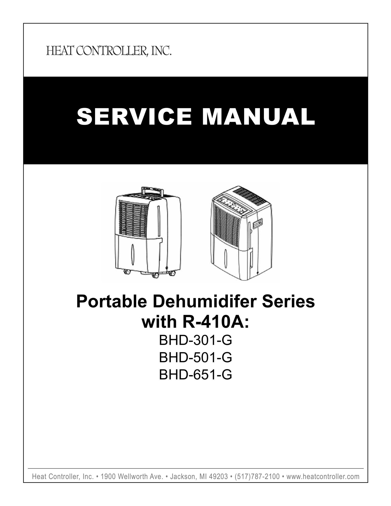 Heat Controller BHD-501-G Dehumidifier User Manual