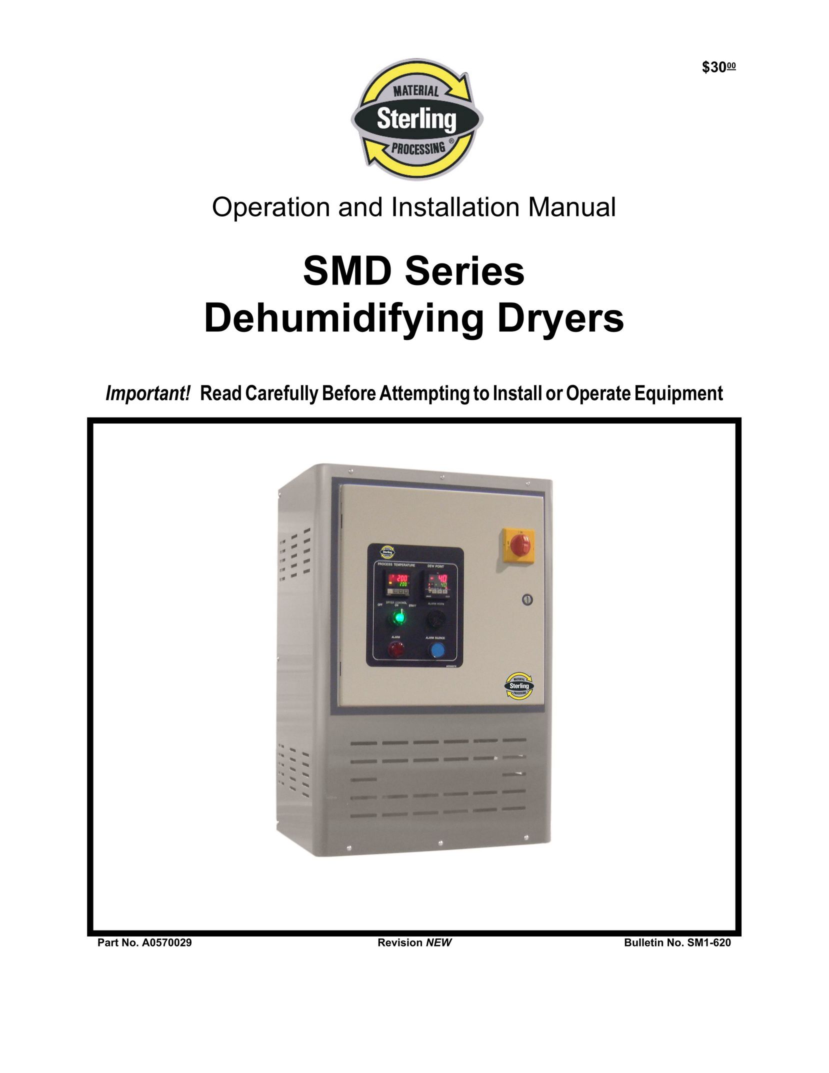 Sterling SMD SERIES Dehumidifier User Manual