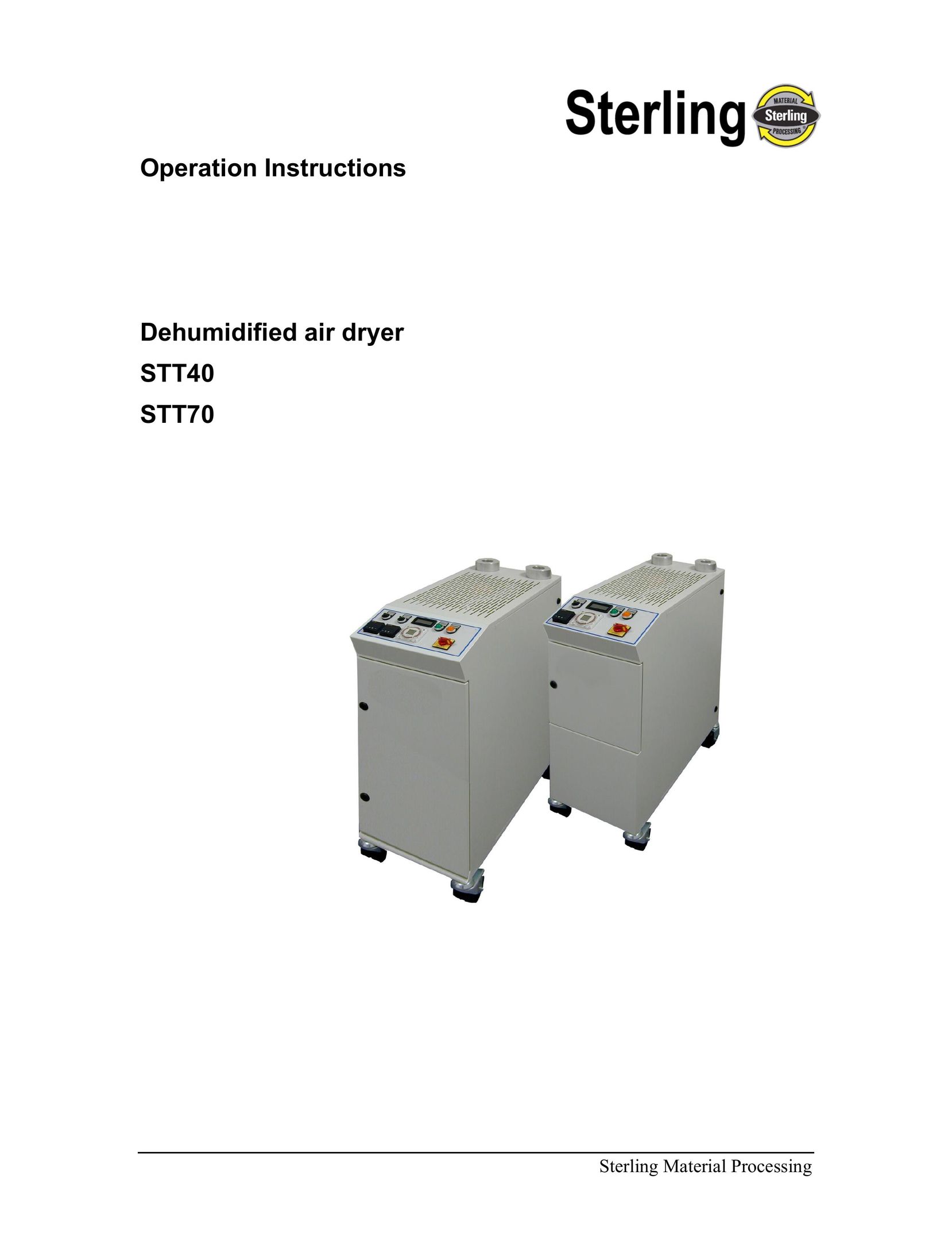 Sterling STT70 Dehumidifier User Manual