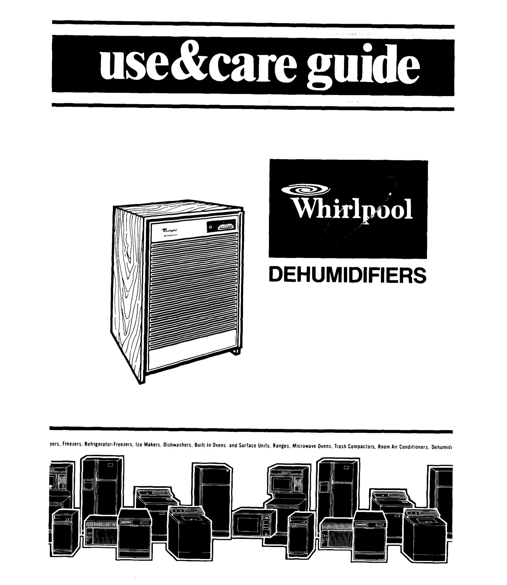 Whirlpool AD0402XM0 Dehumidifier User Manual