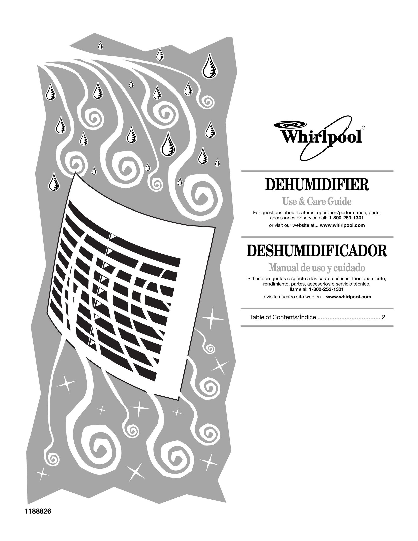Whirlpool AD35DSS0 Dehumidifier User Manual