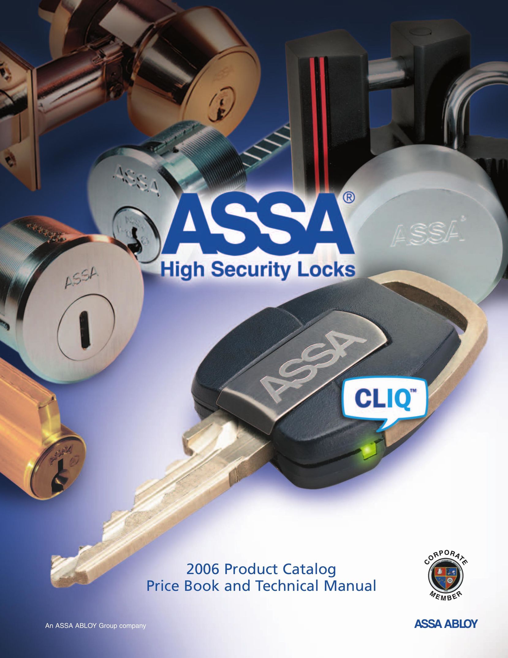 Assa high security lock Door User Manual