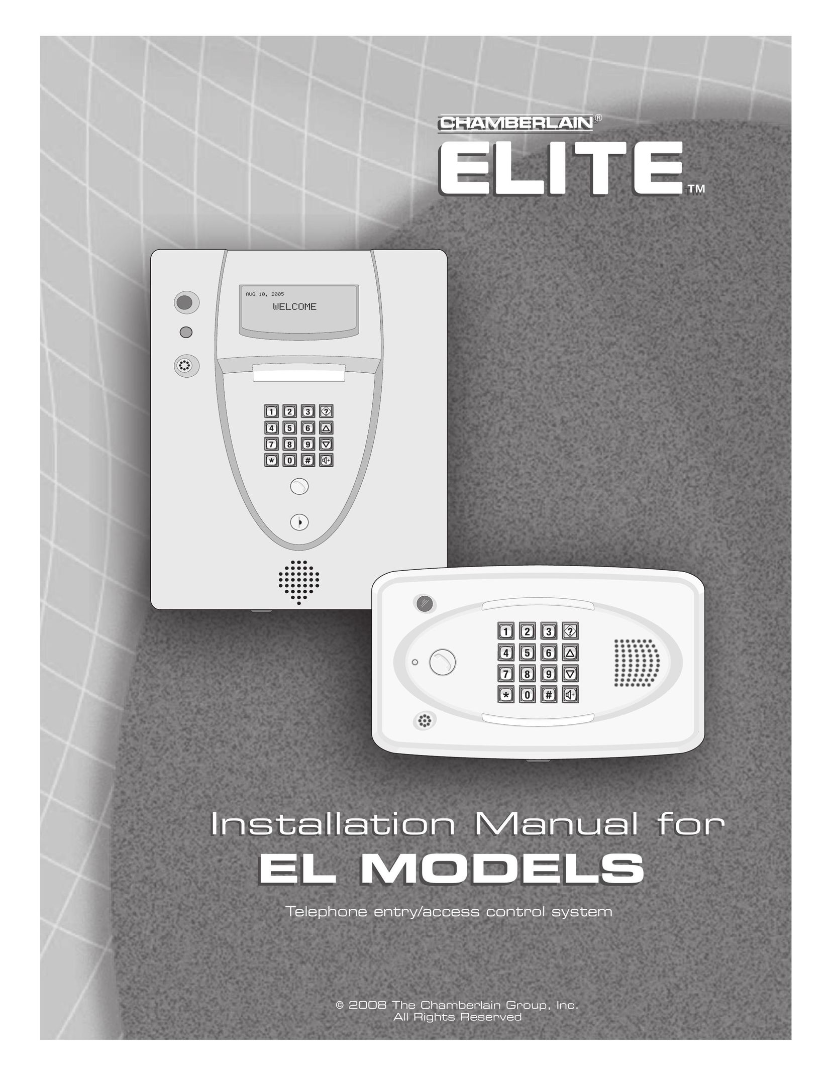 Chamberlain EL MODELS Door User Manual