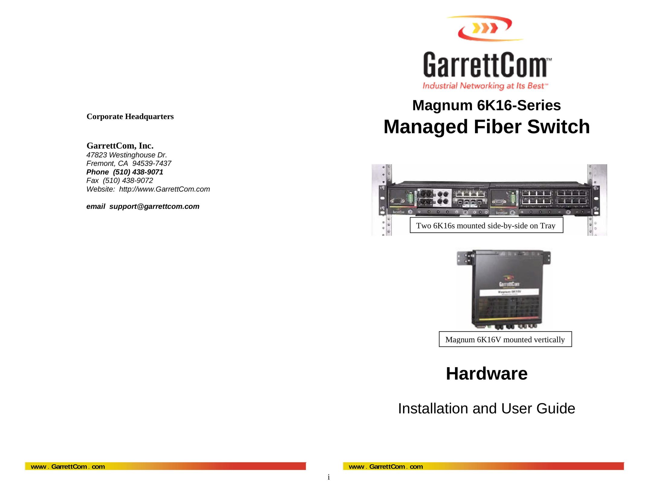 GarrettCom 6K16 Door User Manual