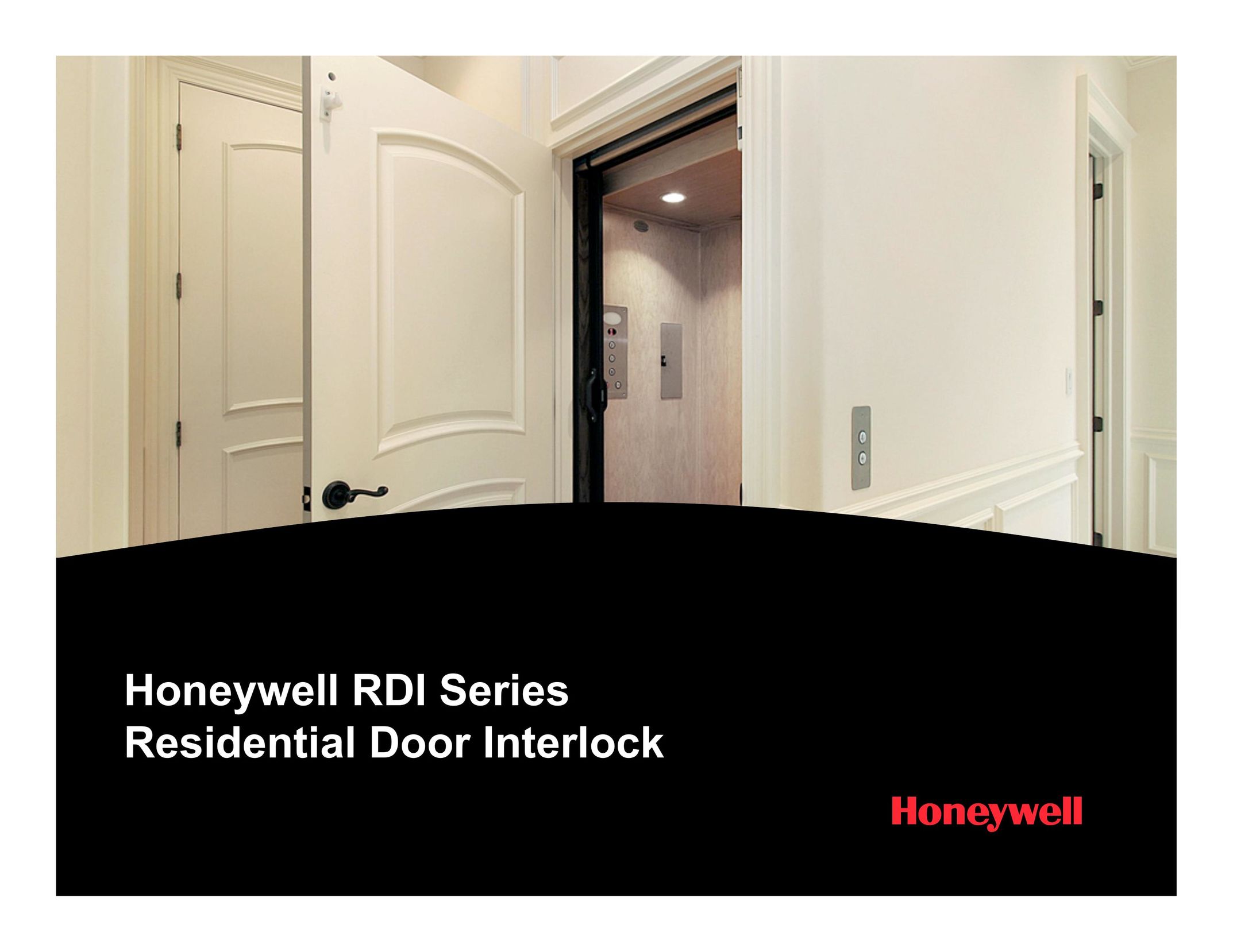 Honeywell RDI Door User Manual