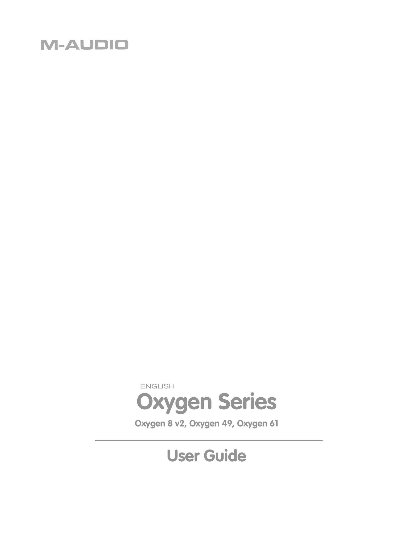 M-Audio OXYGEN 8 V2 Door User Manual