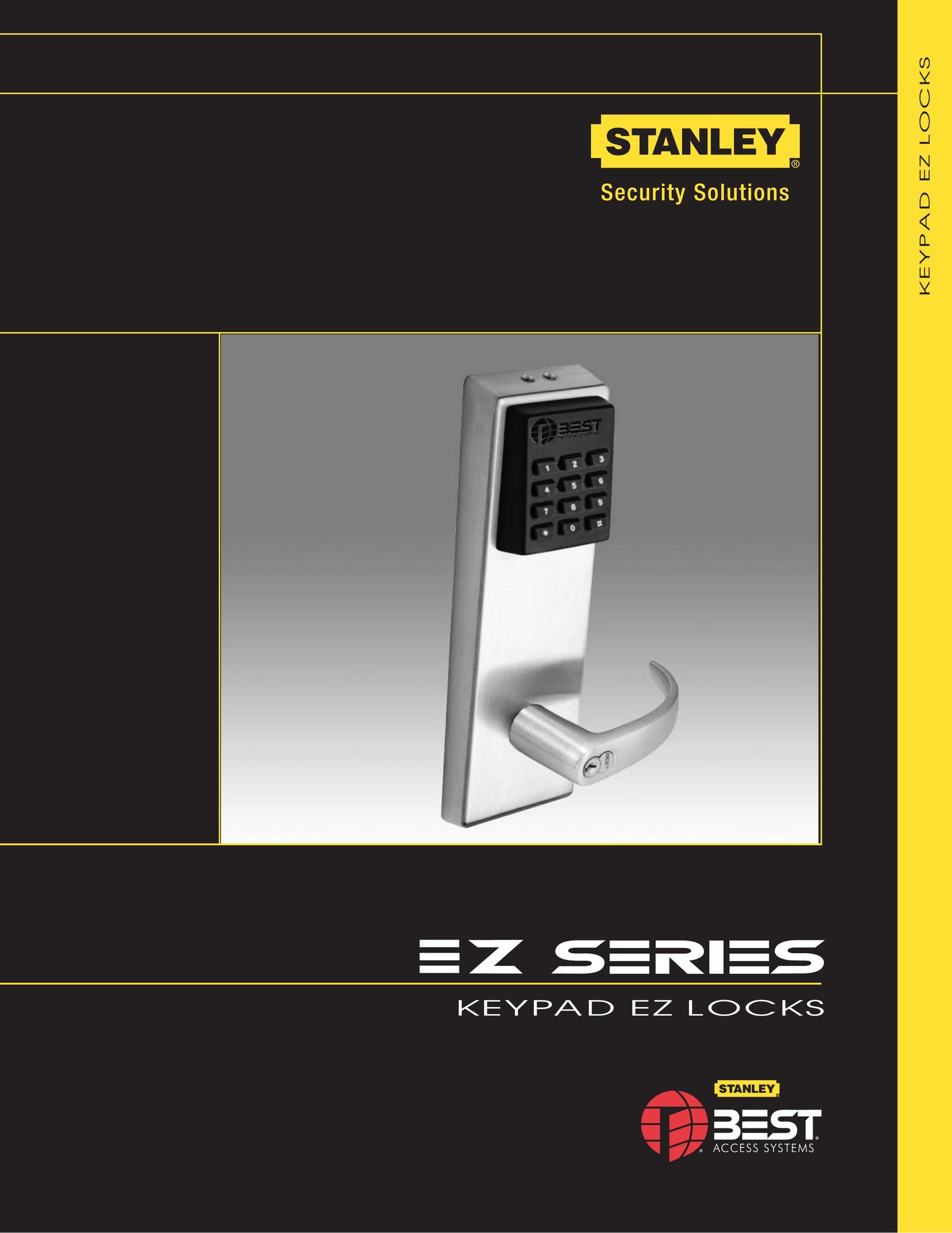Stanley Black & Decker KEYPAD EZ LOCKS Door User Manual