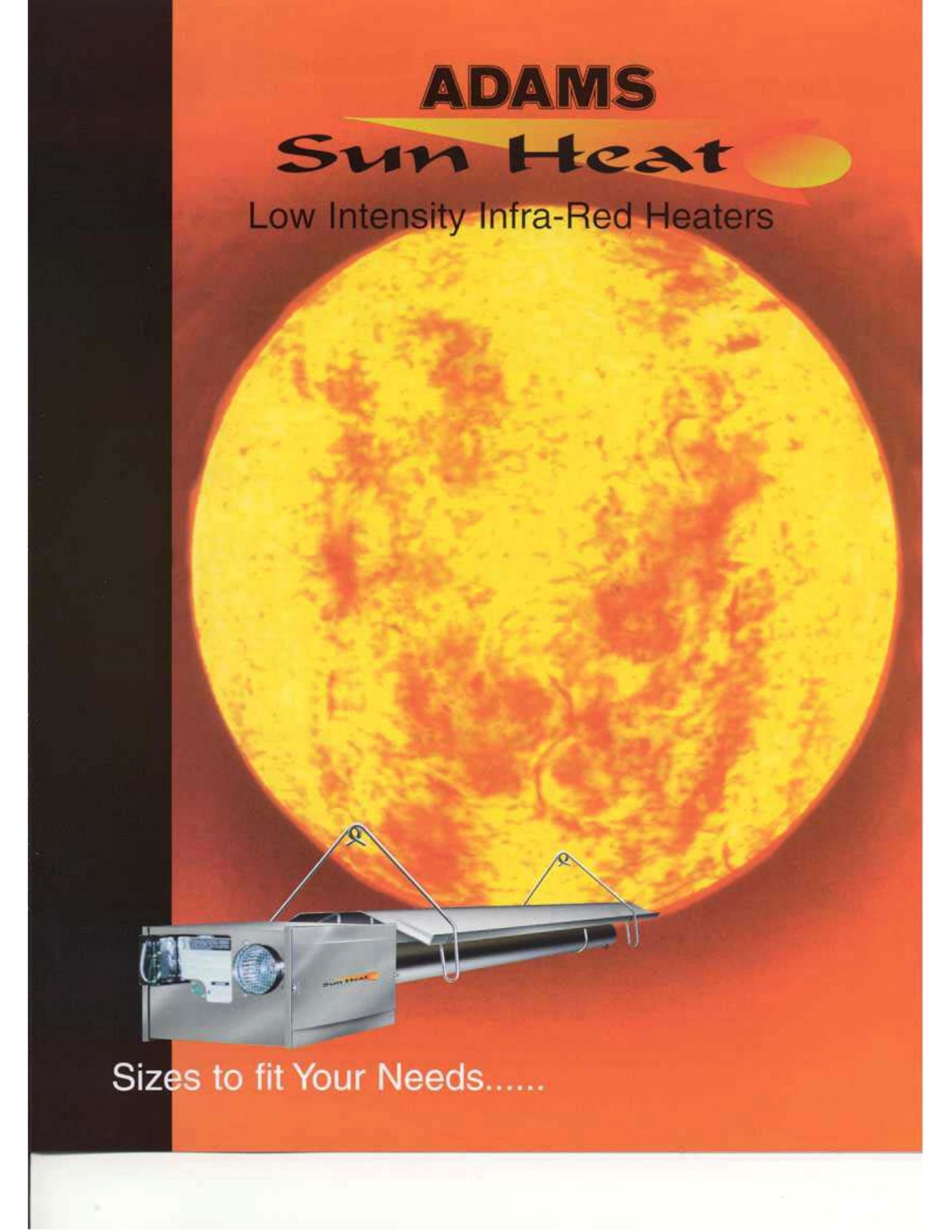 Adams Low Intensity Infra-Red Heater Electric Heater User Manual
