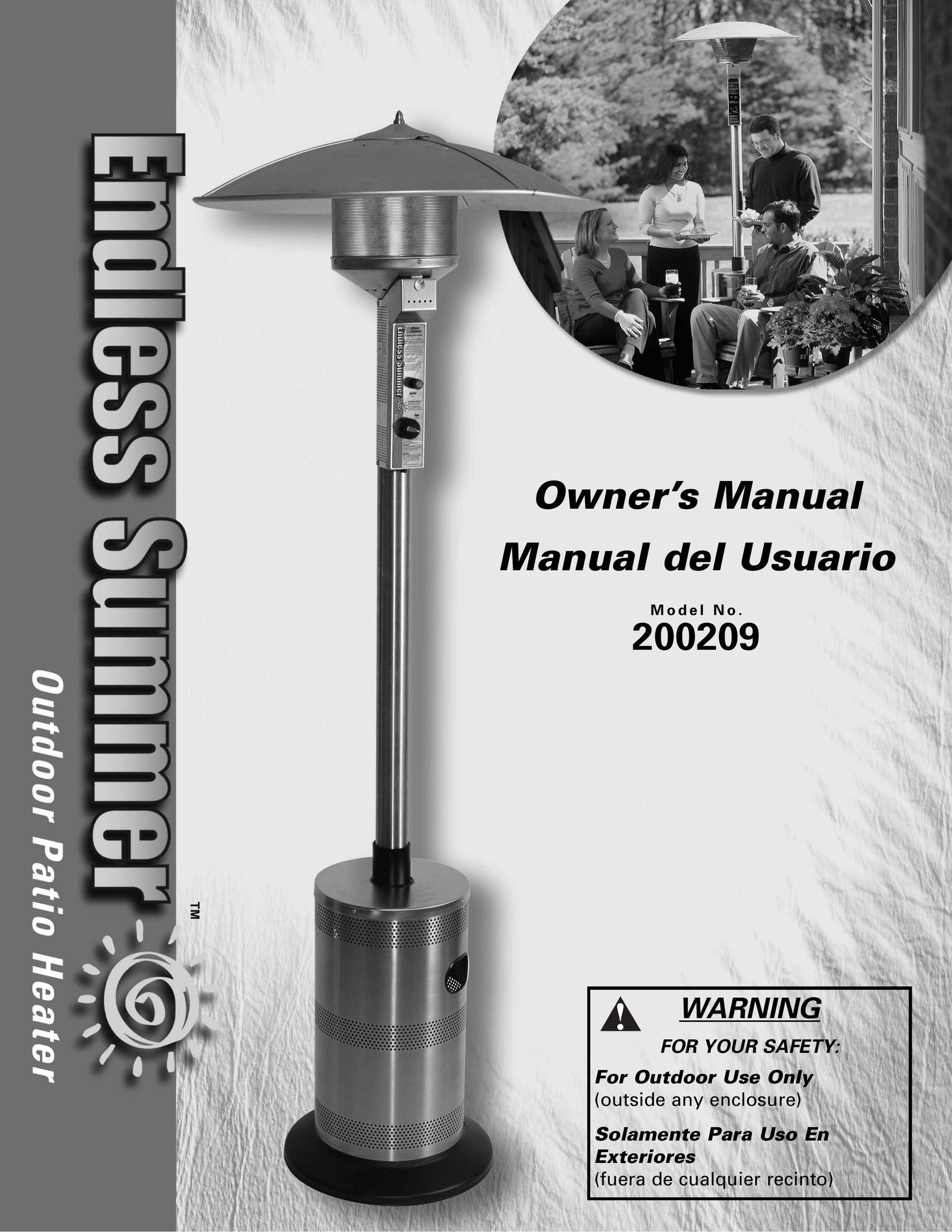 Blue Rhino 200209 Electric Heater User Manual