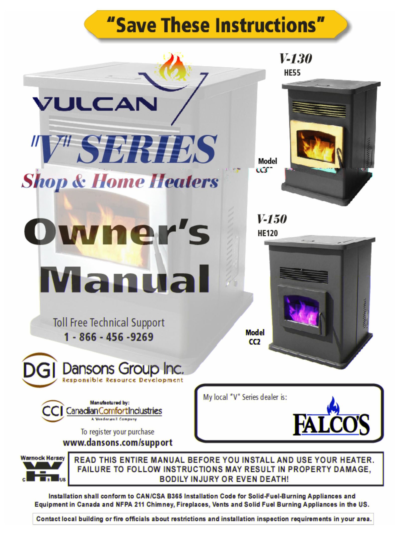 Dansons Group CC1 Electric Heater User Manual