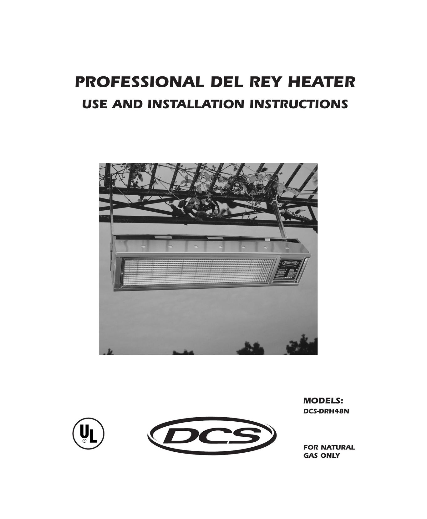 DCS -DRH48N Electric Heater User Manual