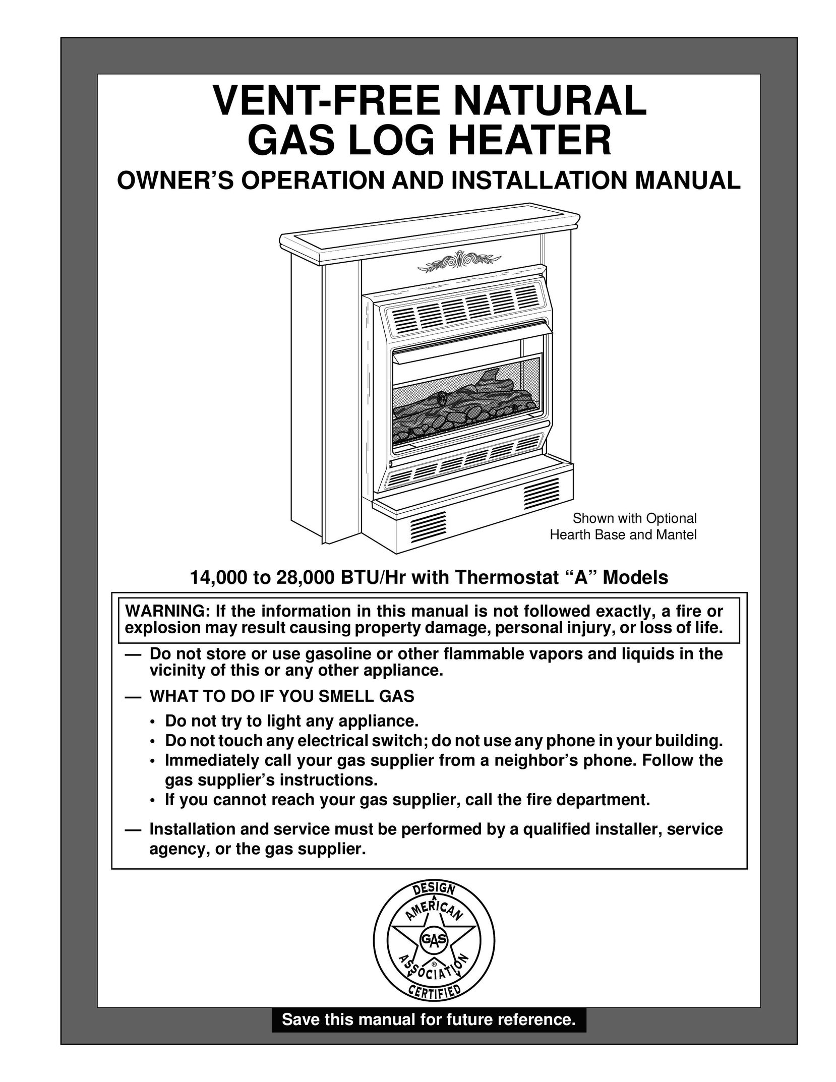 Desa A Electric Heater User Manual