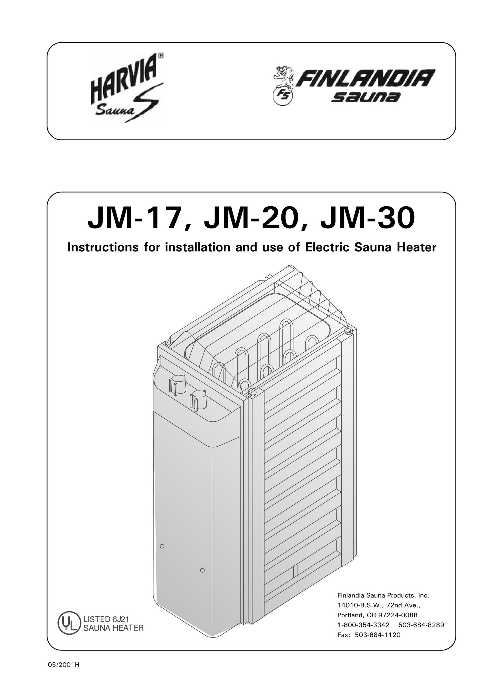 Finlandia JM-17 Electric Heater User Manual