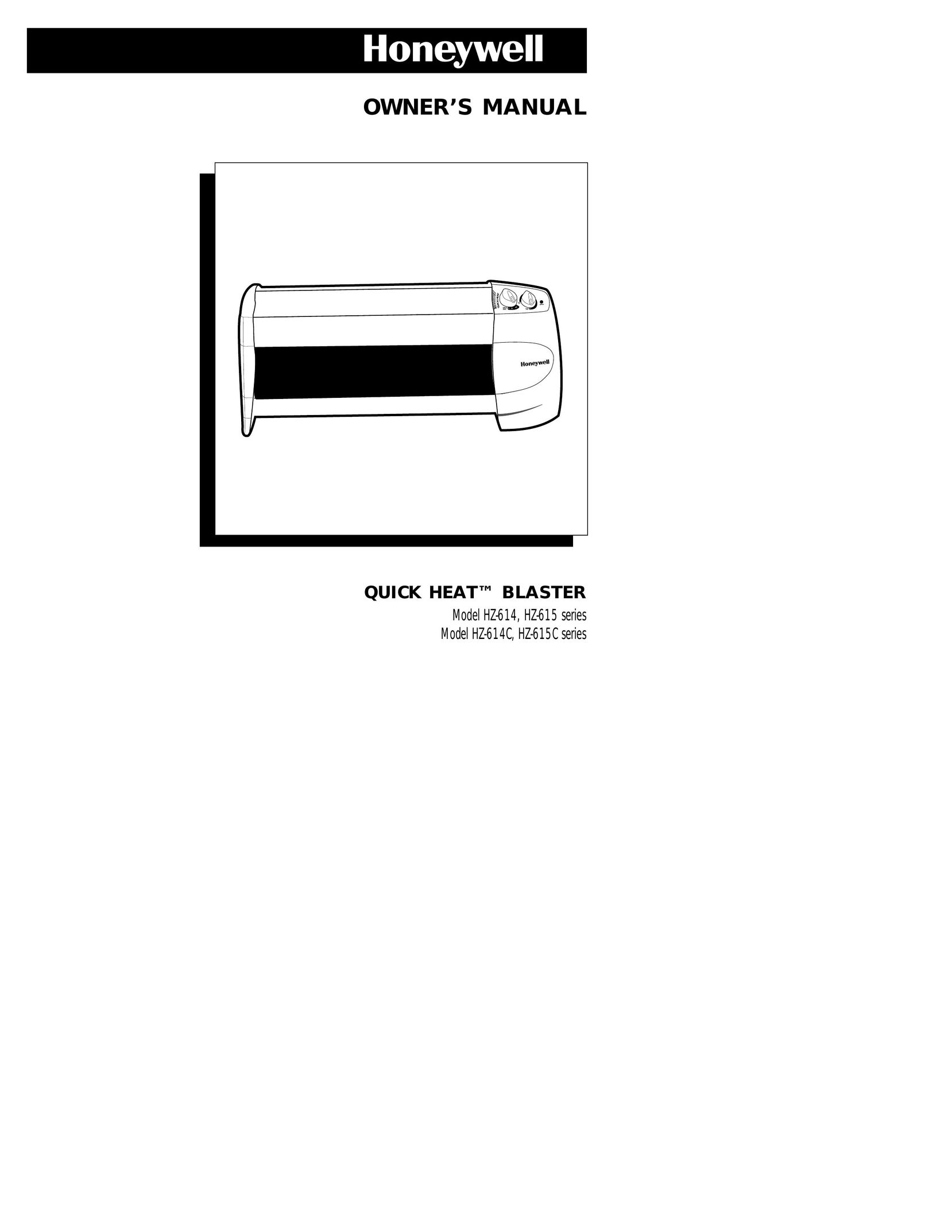 Honeywell HZ-614 Electric Heater User Manual