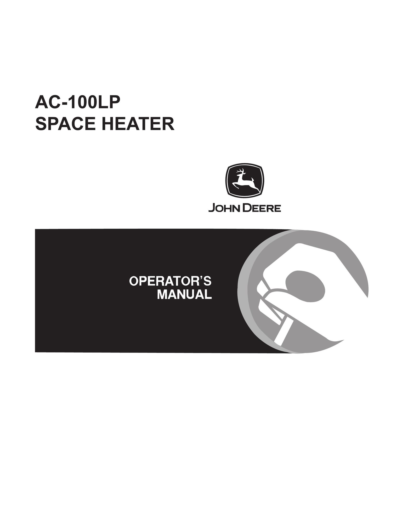 John Deere AC-100LP Electric Heater User Manual