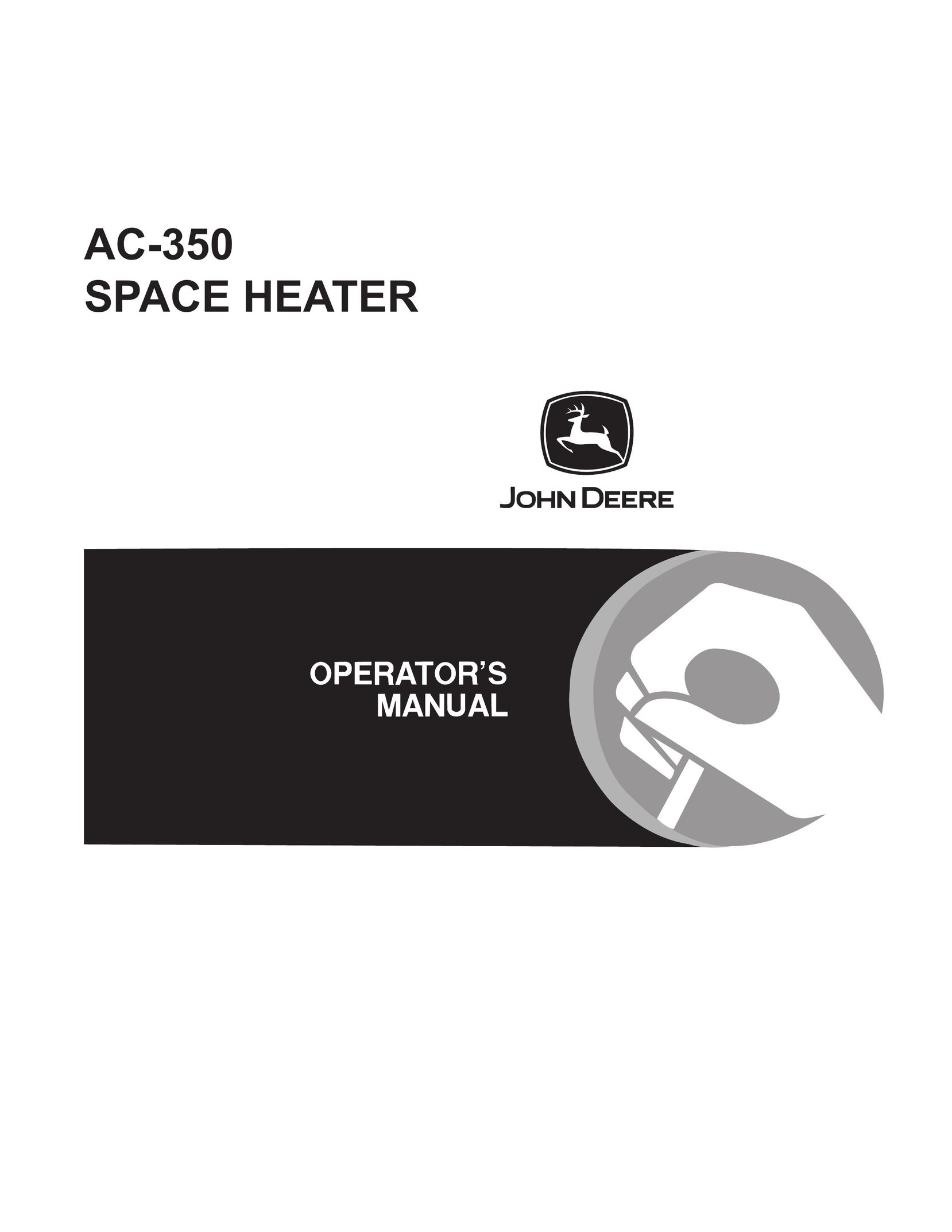 John Deere AC-350 Electric Heater User Manual