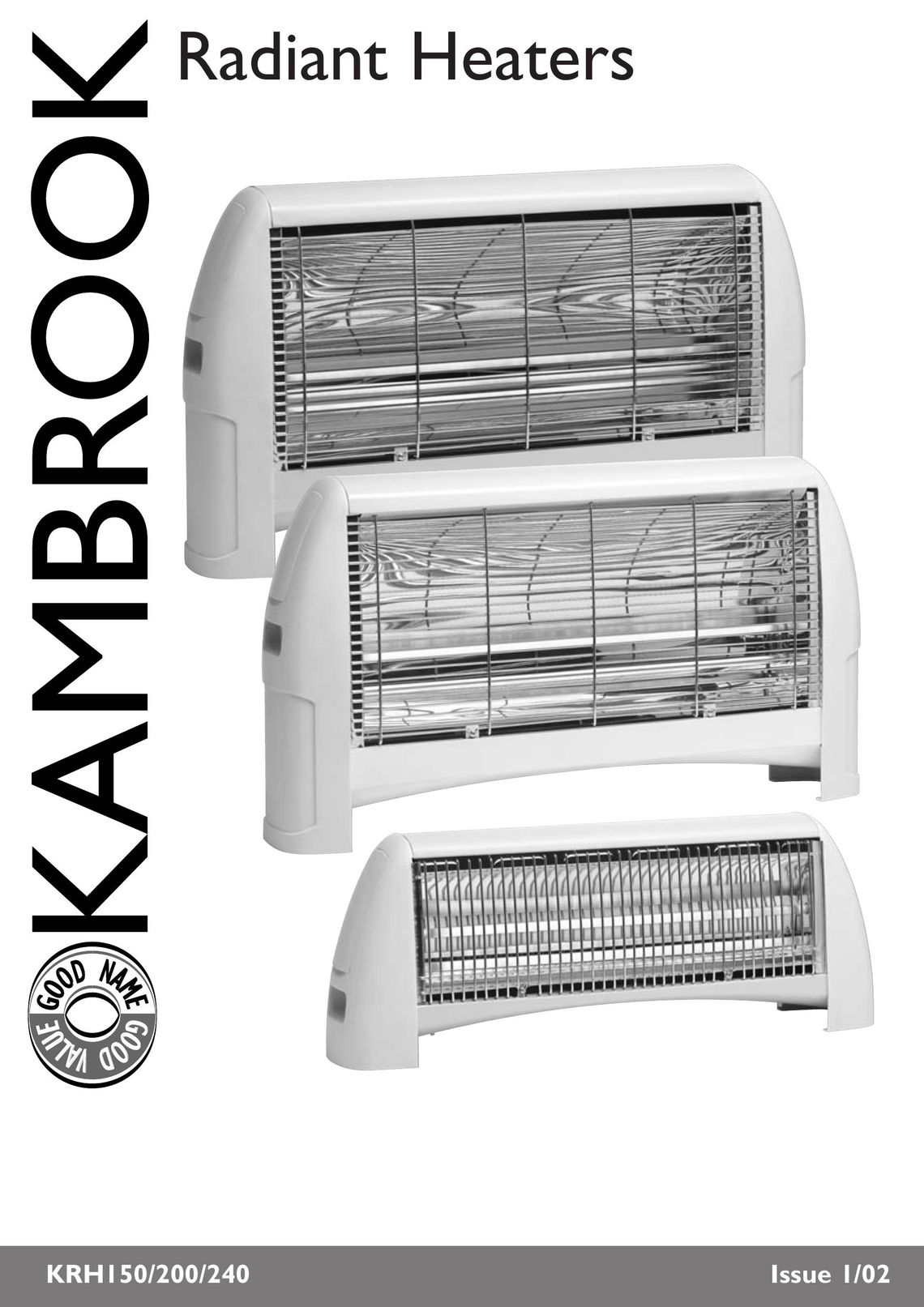 Kambrook KRH200 Electric Heater User Manual