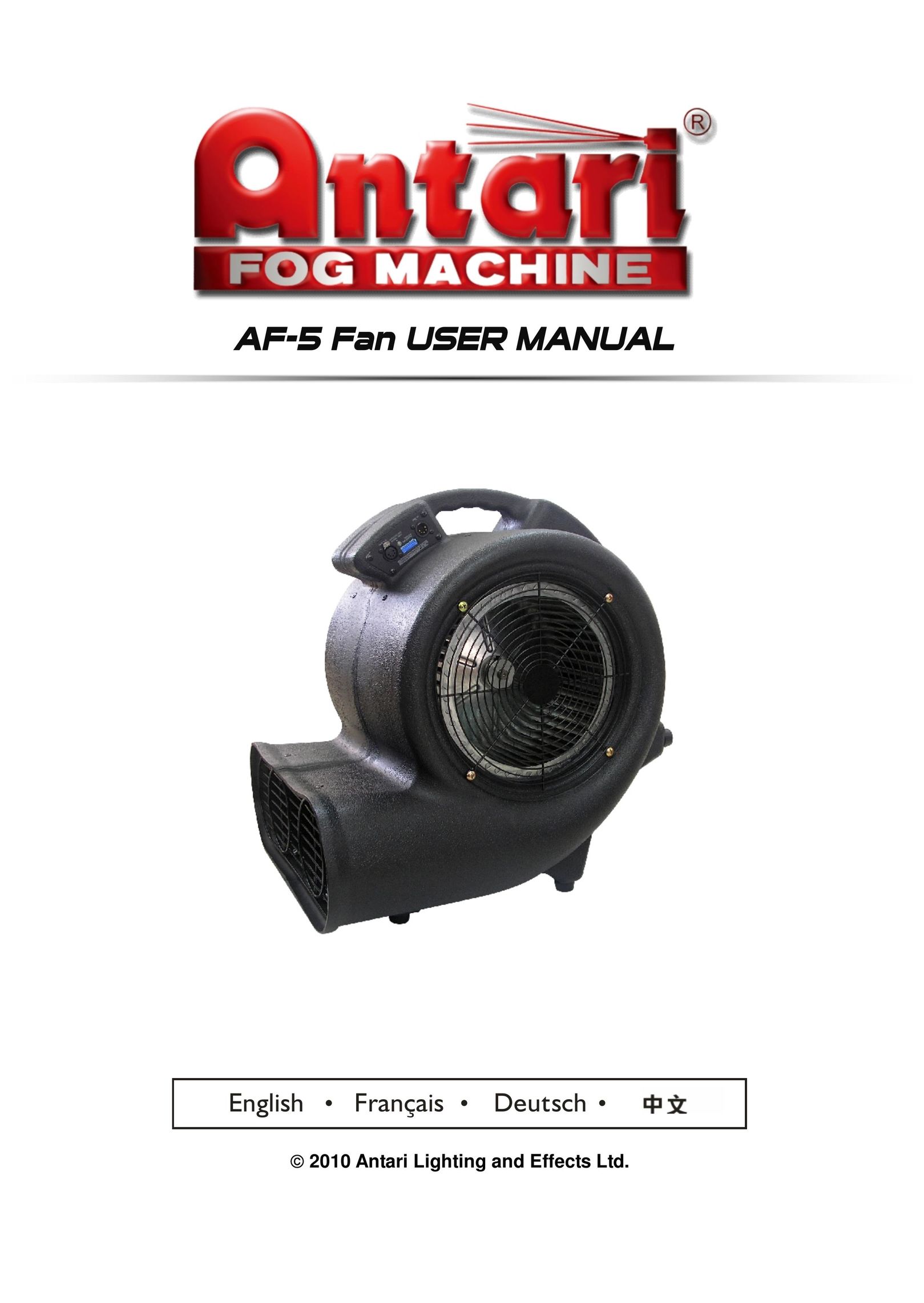 Antari Lighting and Effects AF-5 Fan User Manual