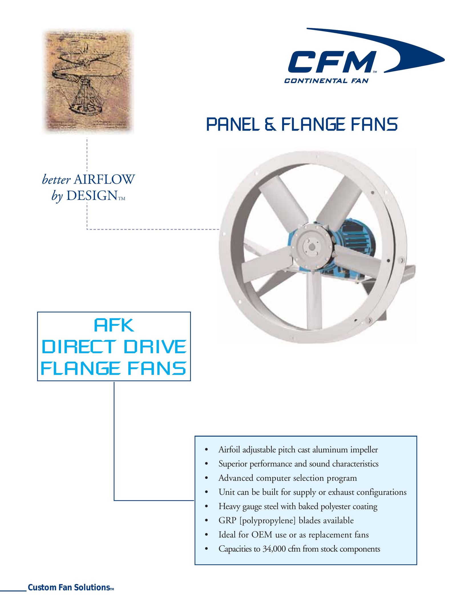 CFM AFK-0906 Fan User Manual