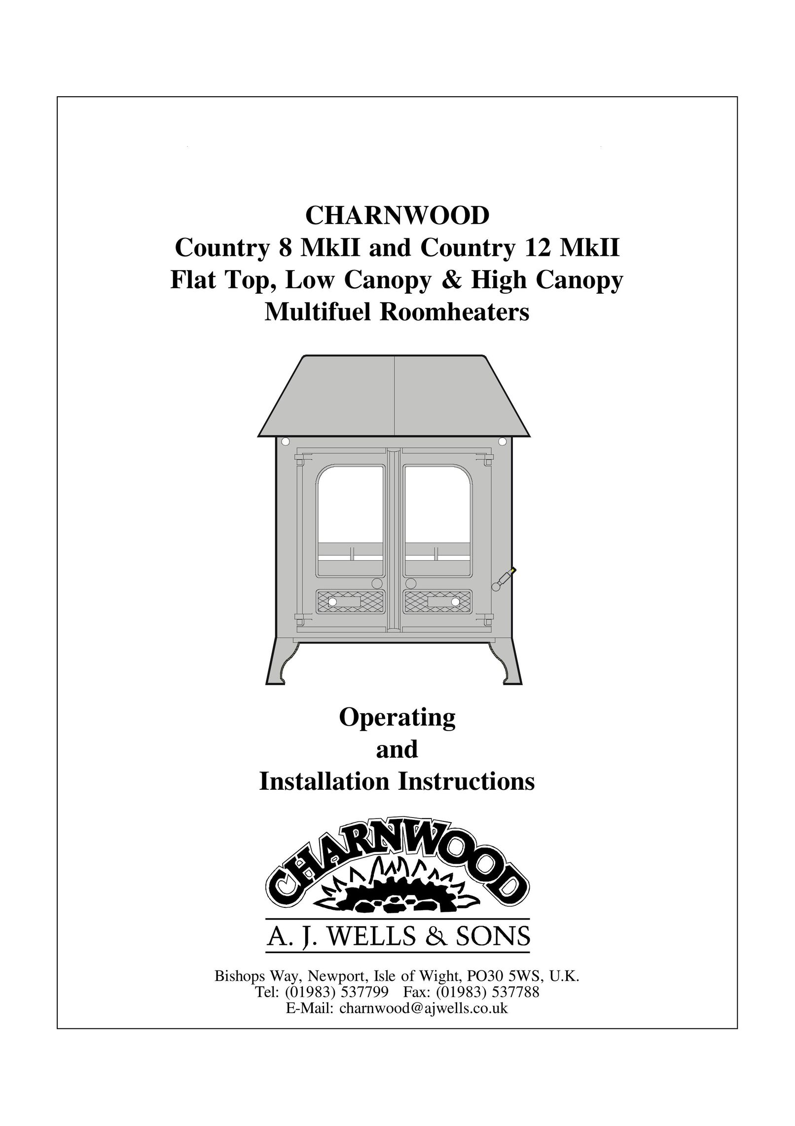 Charnwood Country 8 Mk2 Fan User Manual
