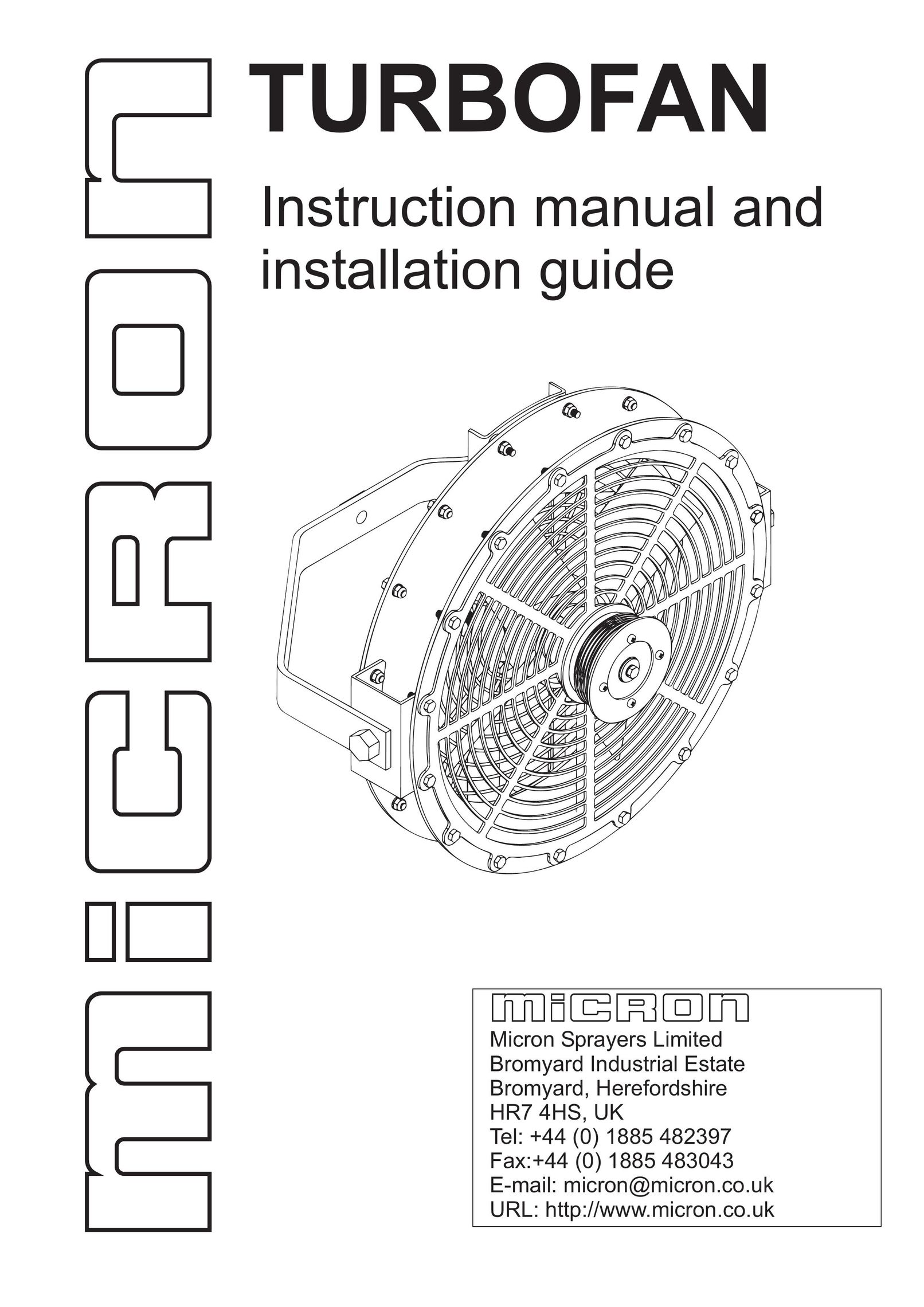 Micron Technology Turbofan Fan User Manual