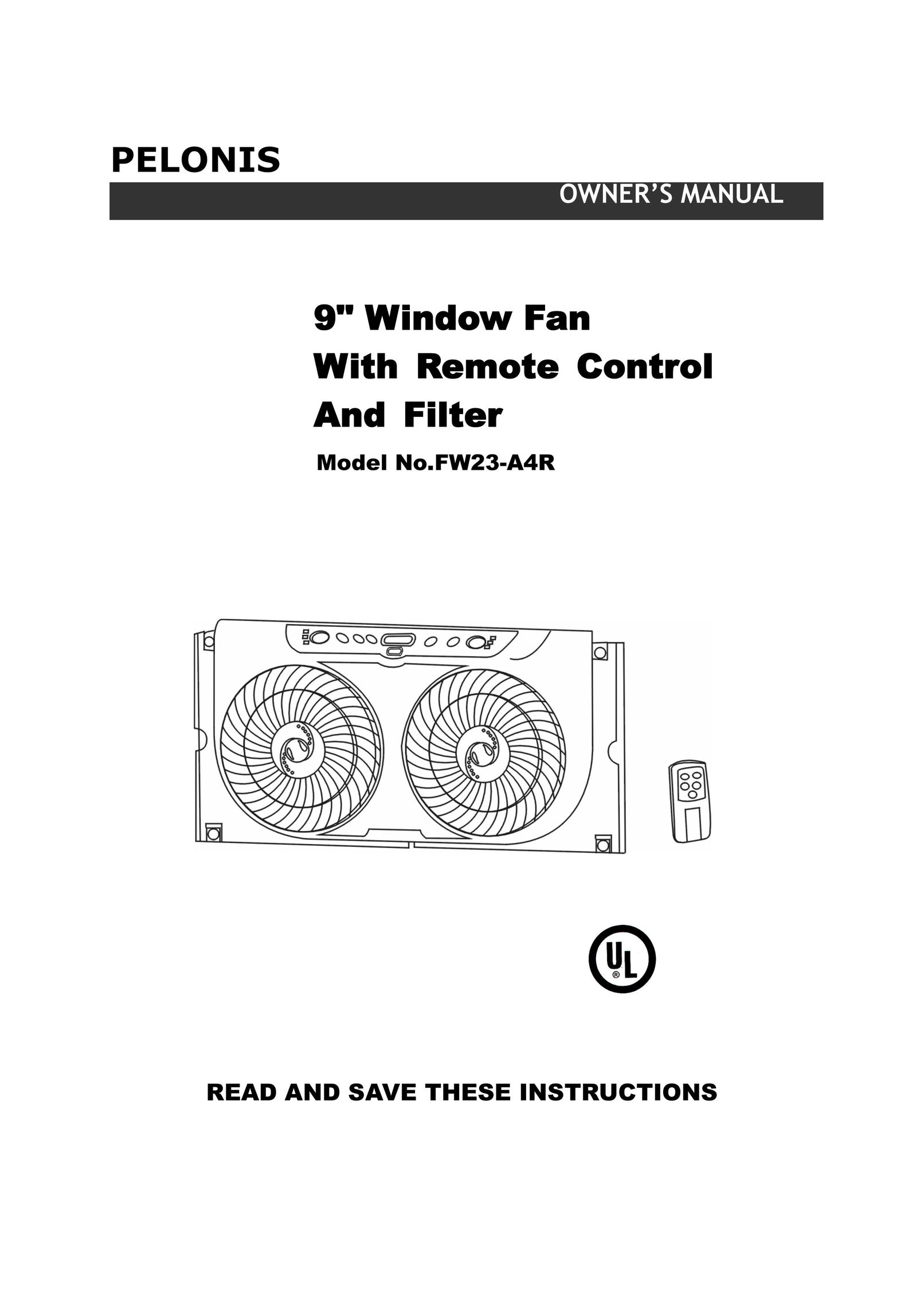 Pelonis FW23-A4R Fan User Manual