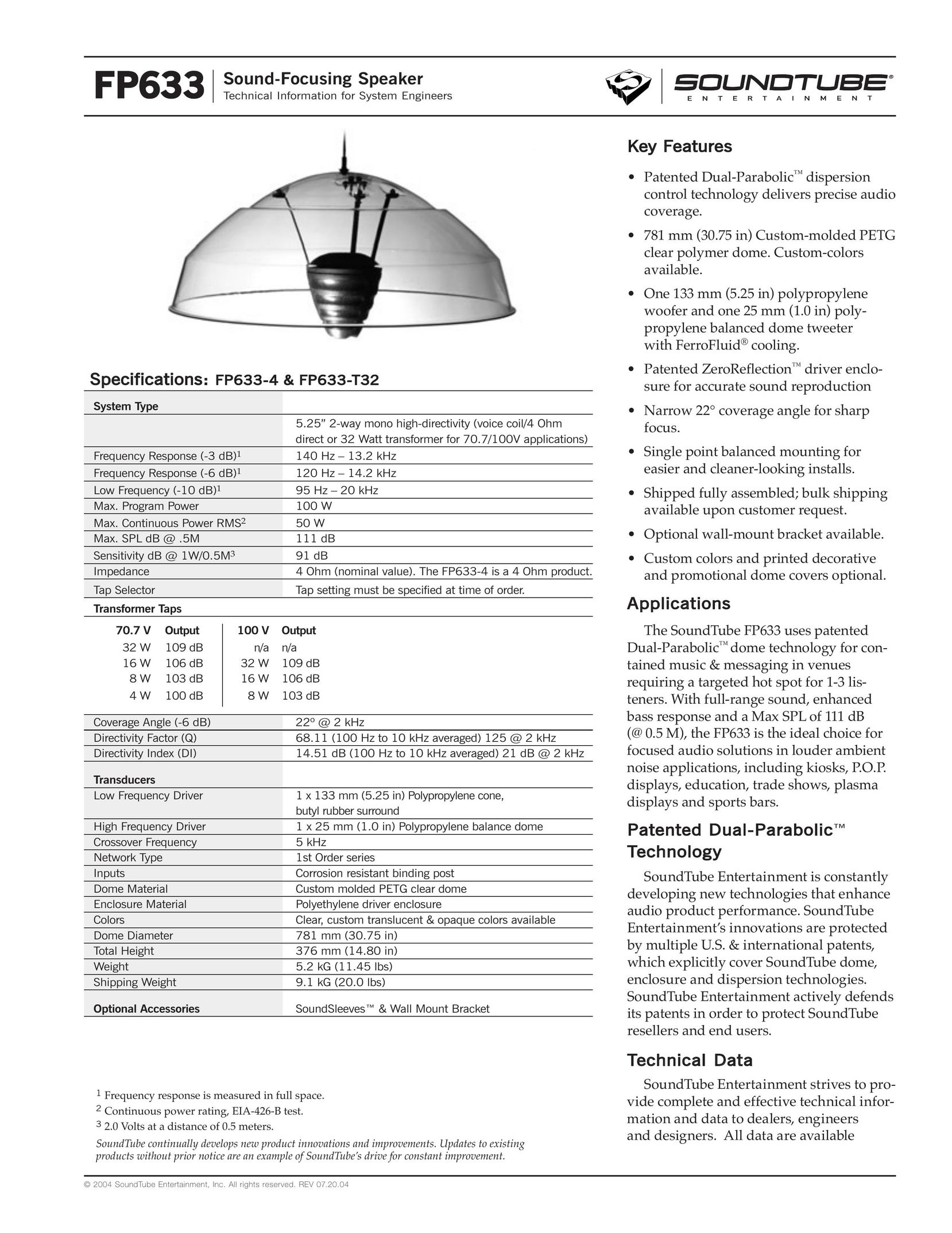 Phase Technology FP633-4 Fan User Manual