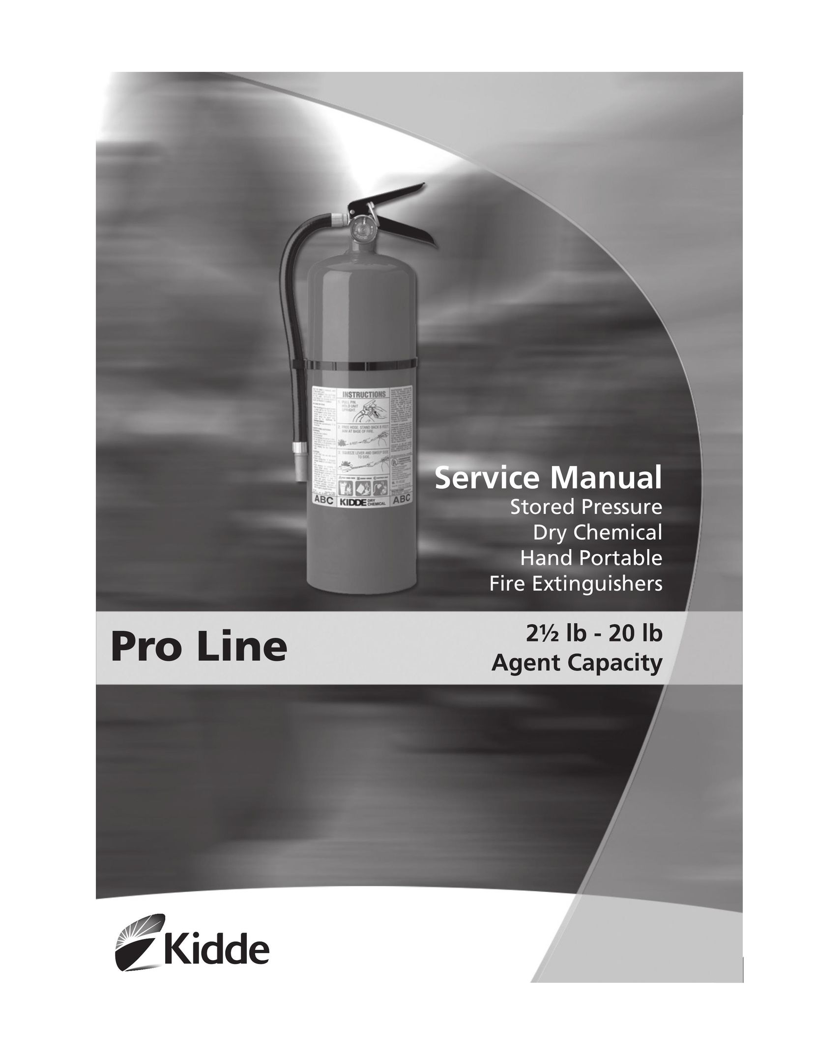 Kidde Pro line Fire Extinguisher User Manual