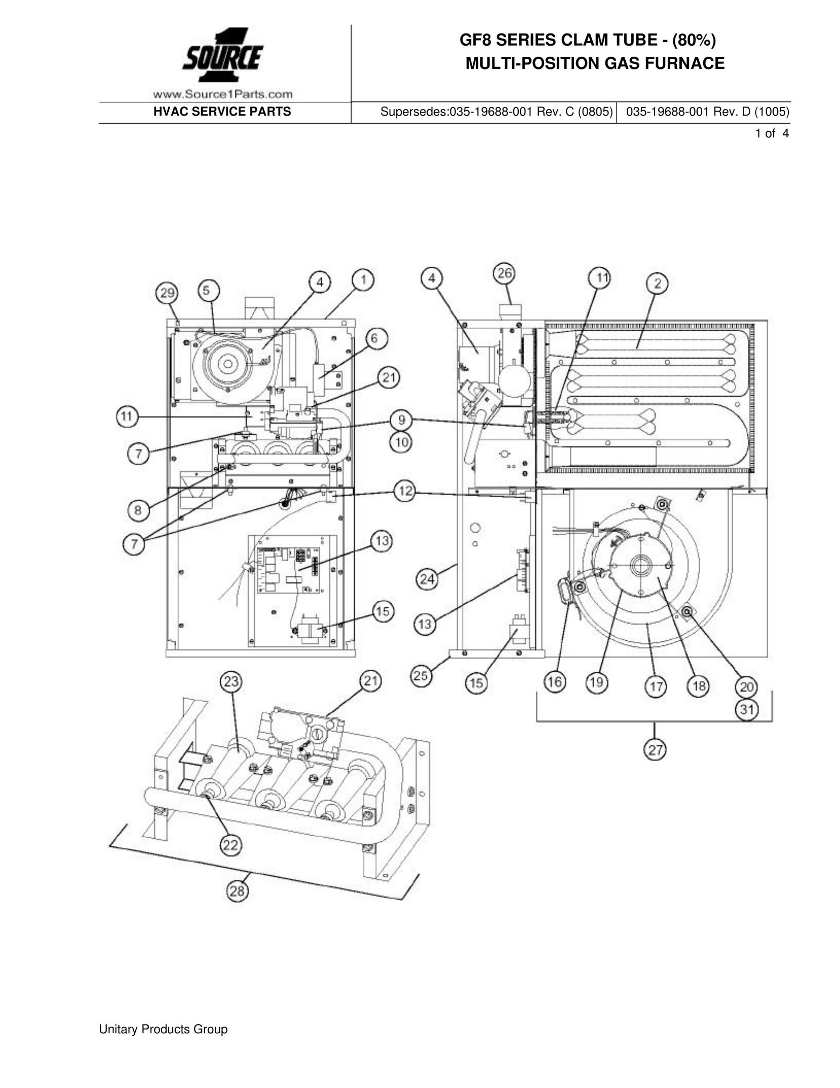 AirComm Corporation 7516 Furnace User Manual