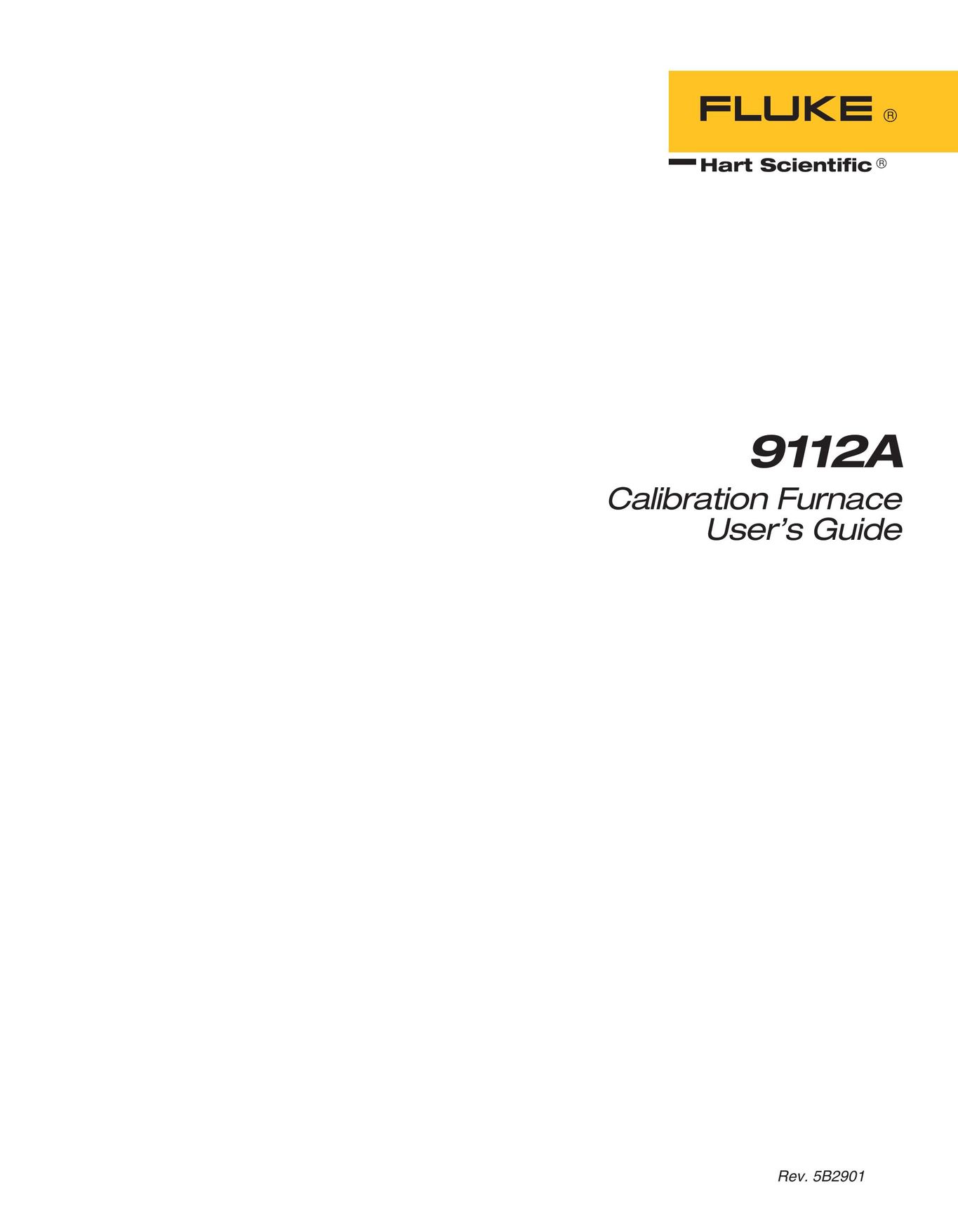 Fluke 9112A Furnace User Manual