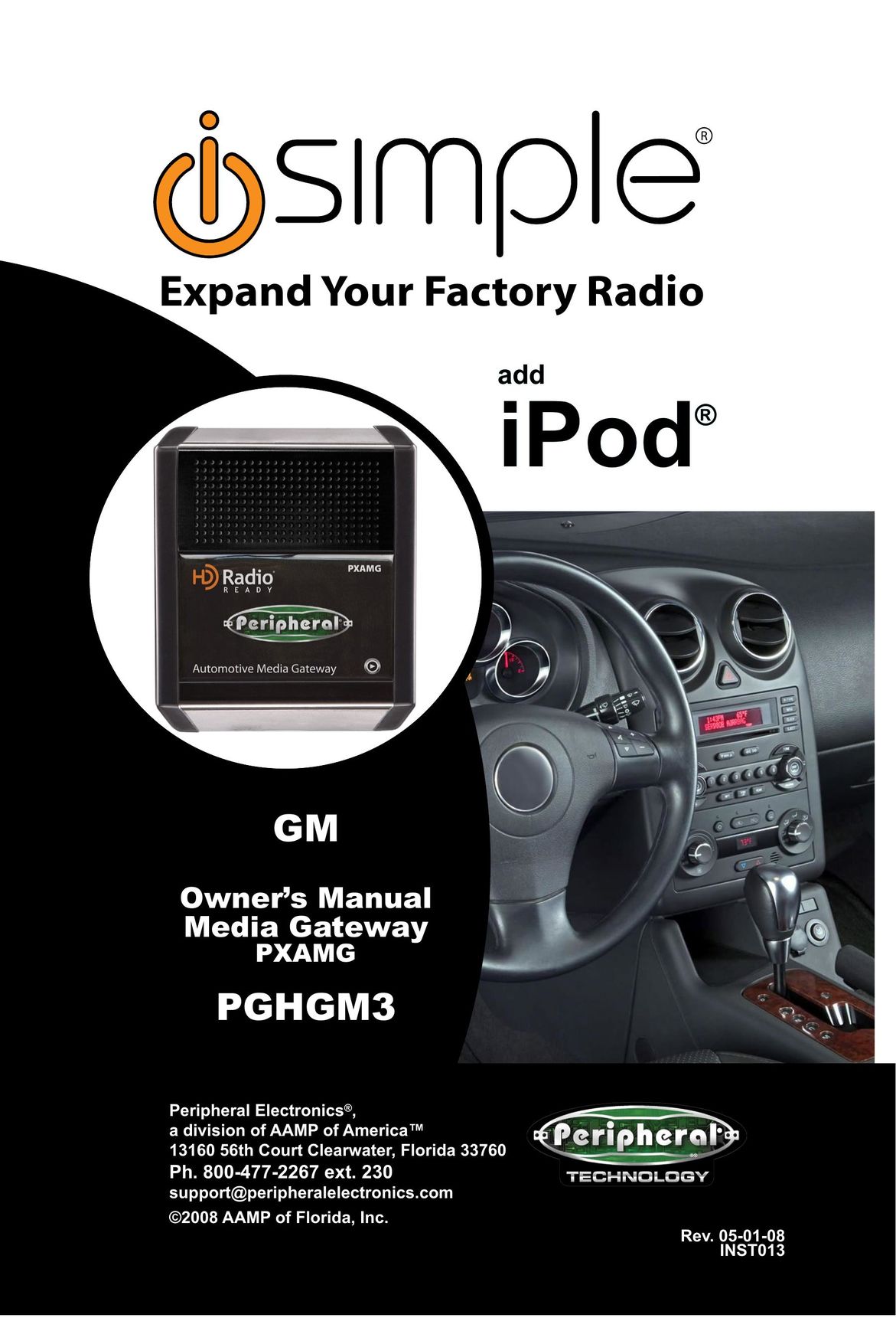 Peripheral Electronics PGHGM3 Furnace User Manual