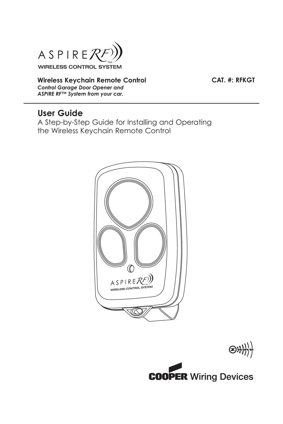Aspire Digital RFKGT Garage Door Opener User Manual