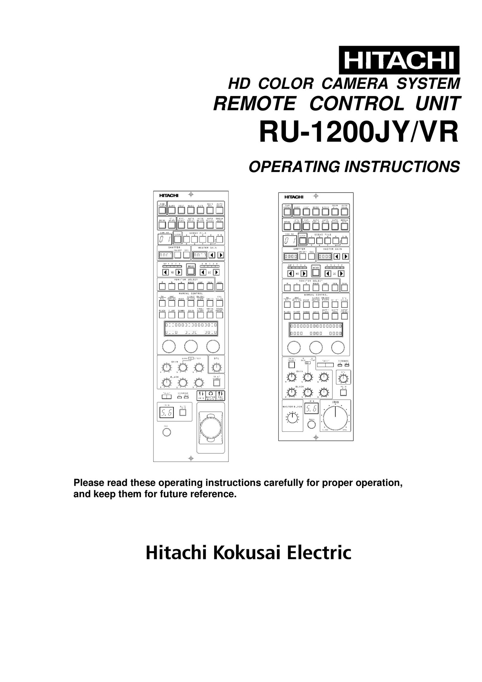 Hitachi RU- 1200JY /VR Garage Door Opener User Manual