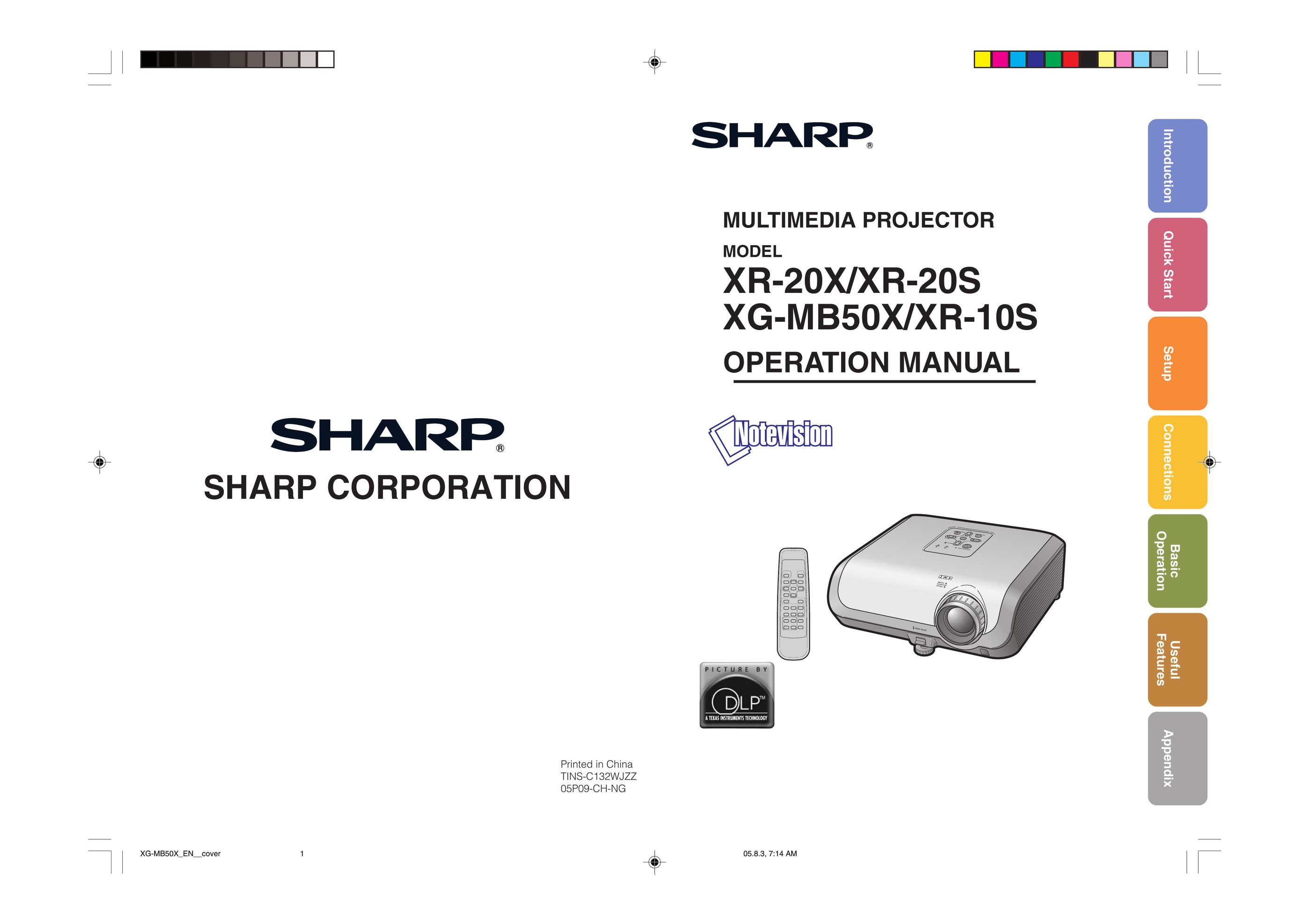 Sharp XR-20X Garage Door Opener User Manual