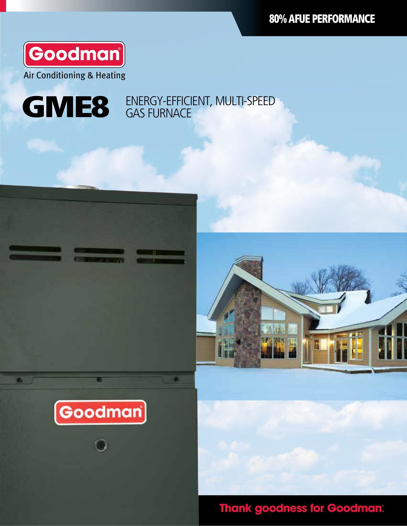 Goodman Mfg GME8 Gas Heater User Manual
