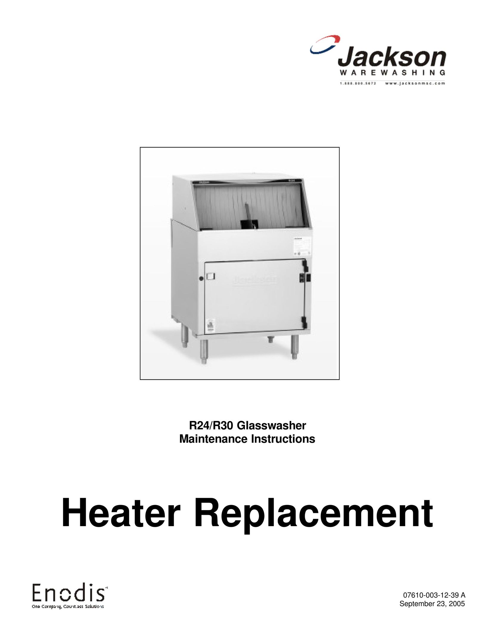 Jackson Heater Replacement Gas Heater User Manual